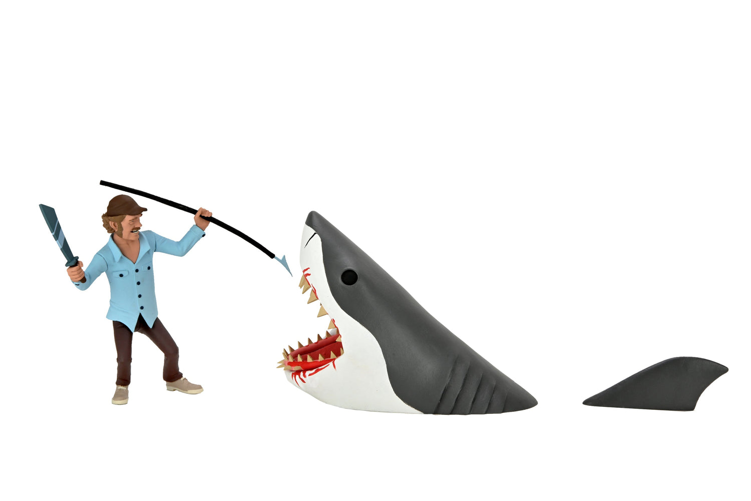 Jaws - Toony Terrors Quint and Shark 6&quot; Scale Action Figures (2-Pack) - NECA