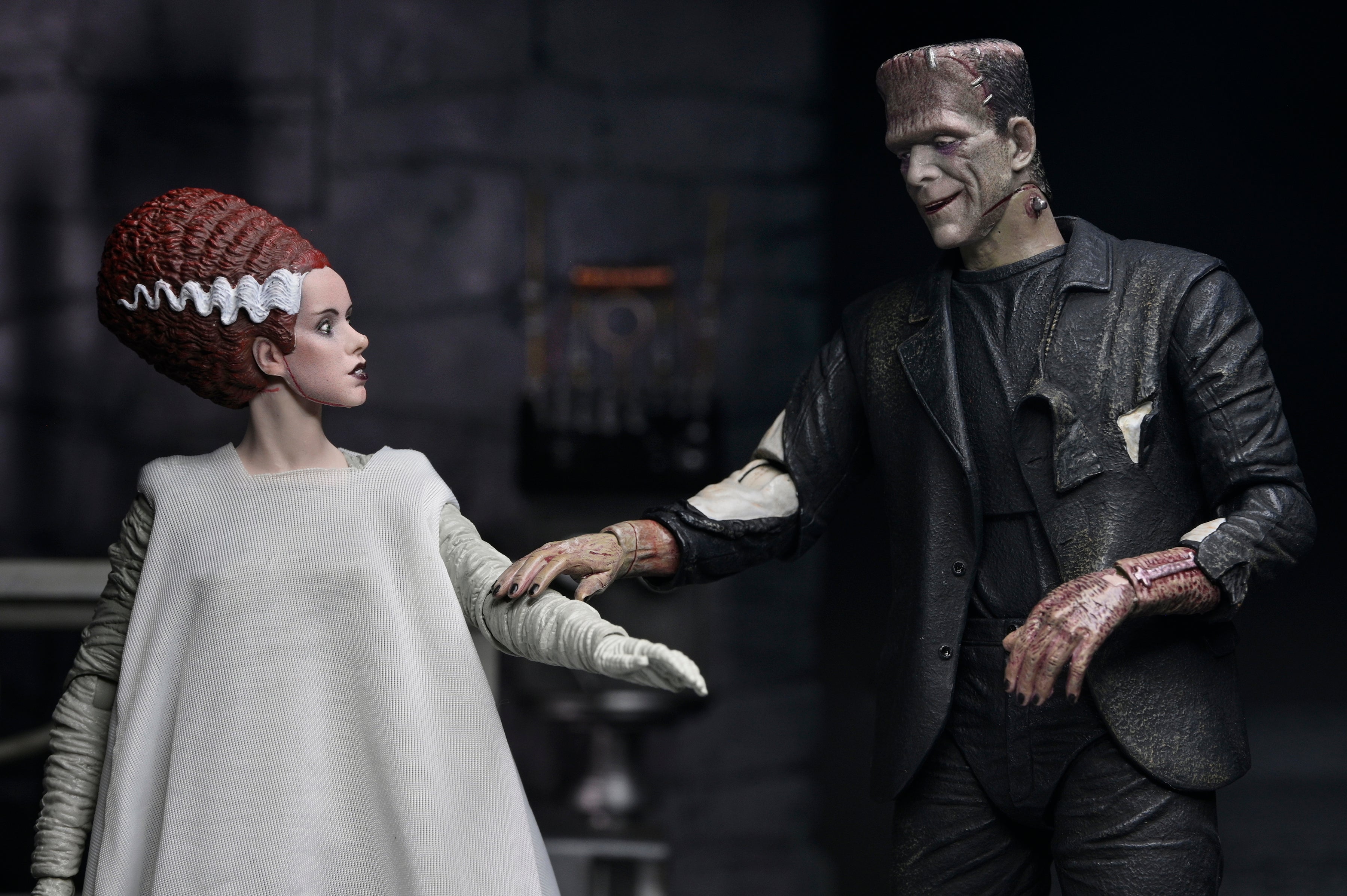Universal Monsters - The Bride of Frankenstein 90th Anniversary The Monster and His Mate 7” Scale Action Figure 2-Pack - NECA