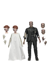 Universal Monsters - The Bride of Frankenstein 90th Anniversary The Monster and His Mate 7” Scale Action Figure 2-Pack - NECA