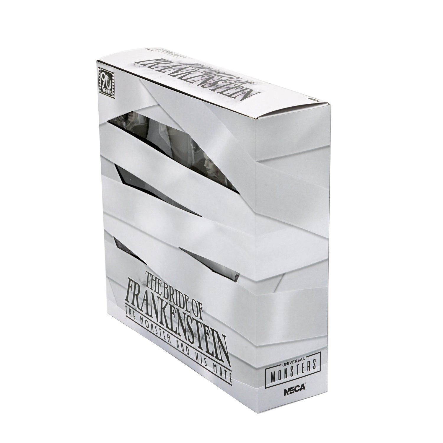 Universal Monsters - The Bride of Frankenstein 90th Anniversary The Monster and His Mate 7" Scale Action Figure 2-Pack (Black &amp; White) on the NECA Store