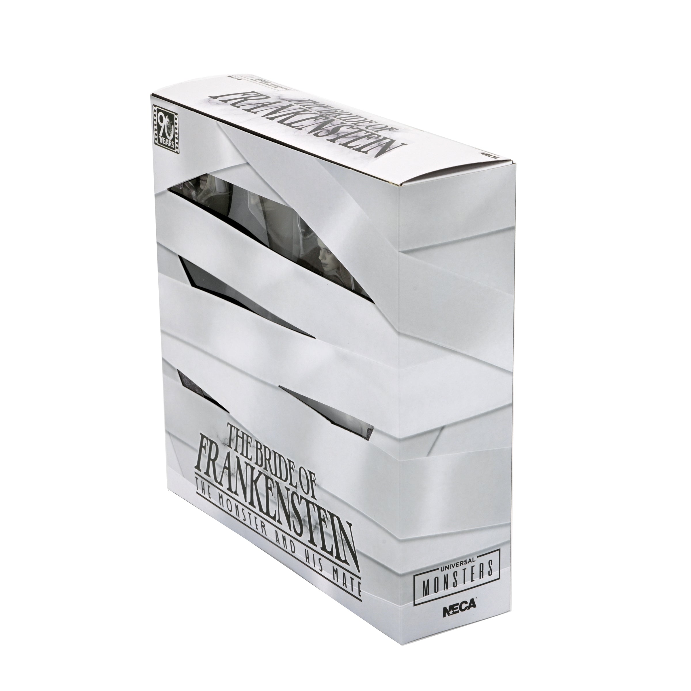Universal Monsters - The Bride of Frankenstein 90th Anniversary The Monster and His Mate 7" Scale Action Figure 2-Pack (Black &amp; White) on the NECA Store