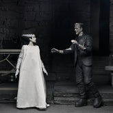 Universal Monsters - The Bride of Frankenstein 90th Anniversary The Monster and His Mate 7" Scale Action Figure 2-Pack (Black & White) on the NECA Store