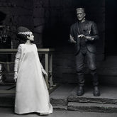 Universal Monsters - The Bride of Frankenstein 90th Anniversary The Monster and His Mate 7" Scale Action Figure 2-Pack (Black & White) on the NECA Store