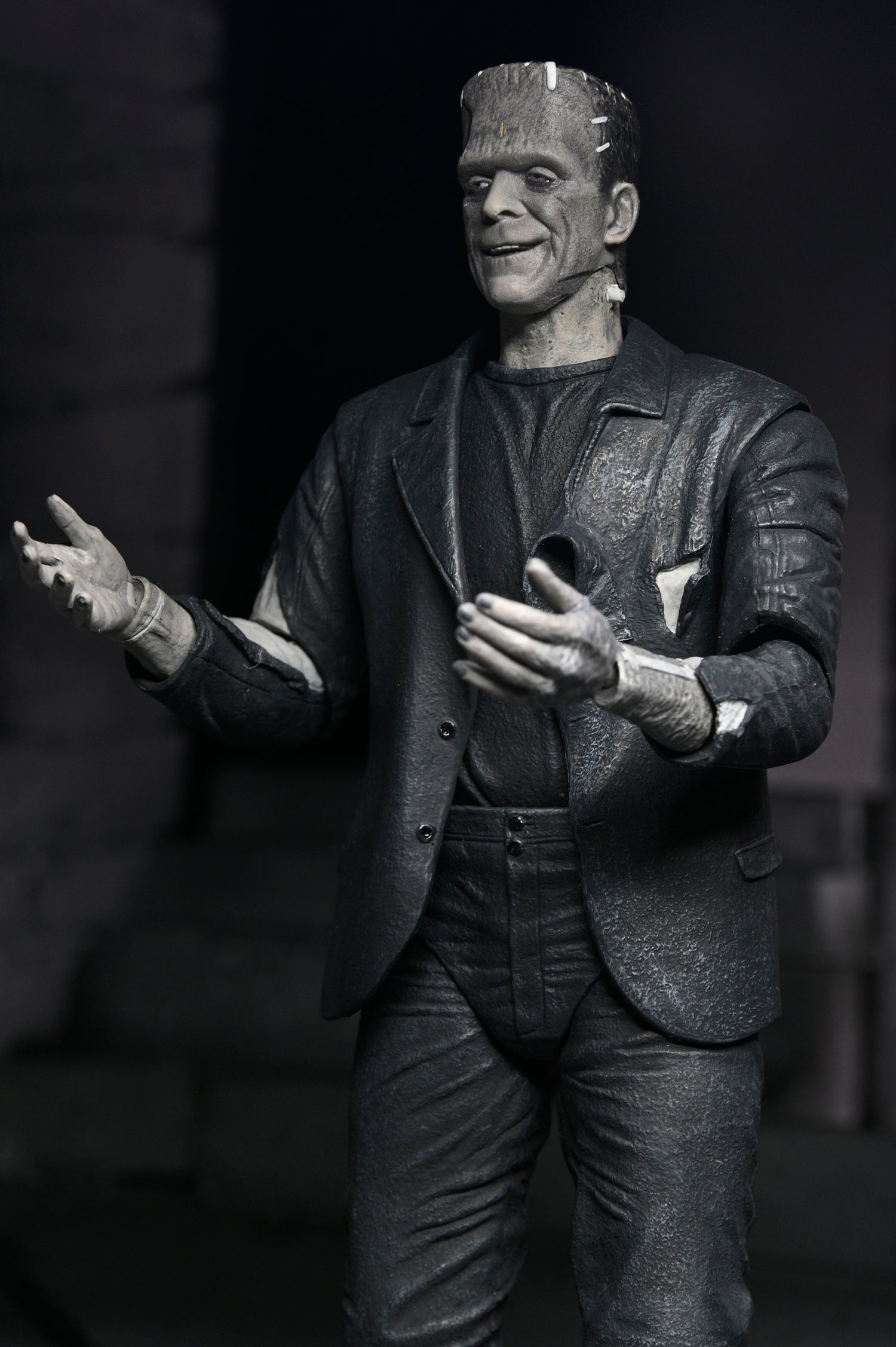 Universal Monsters - The Bride of Frankenstein 90th Anniversary The Monster and His Mate 7" Scale Action Figure 2-Pack (Black &amp; White) on the NECA Store