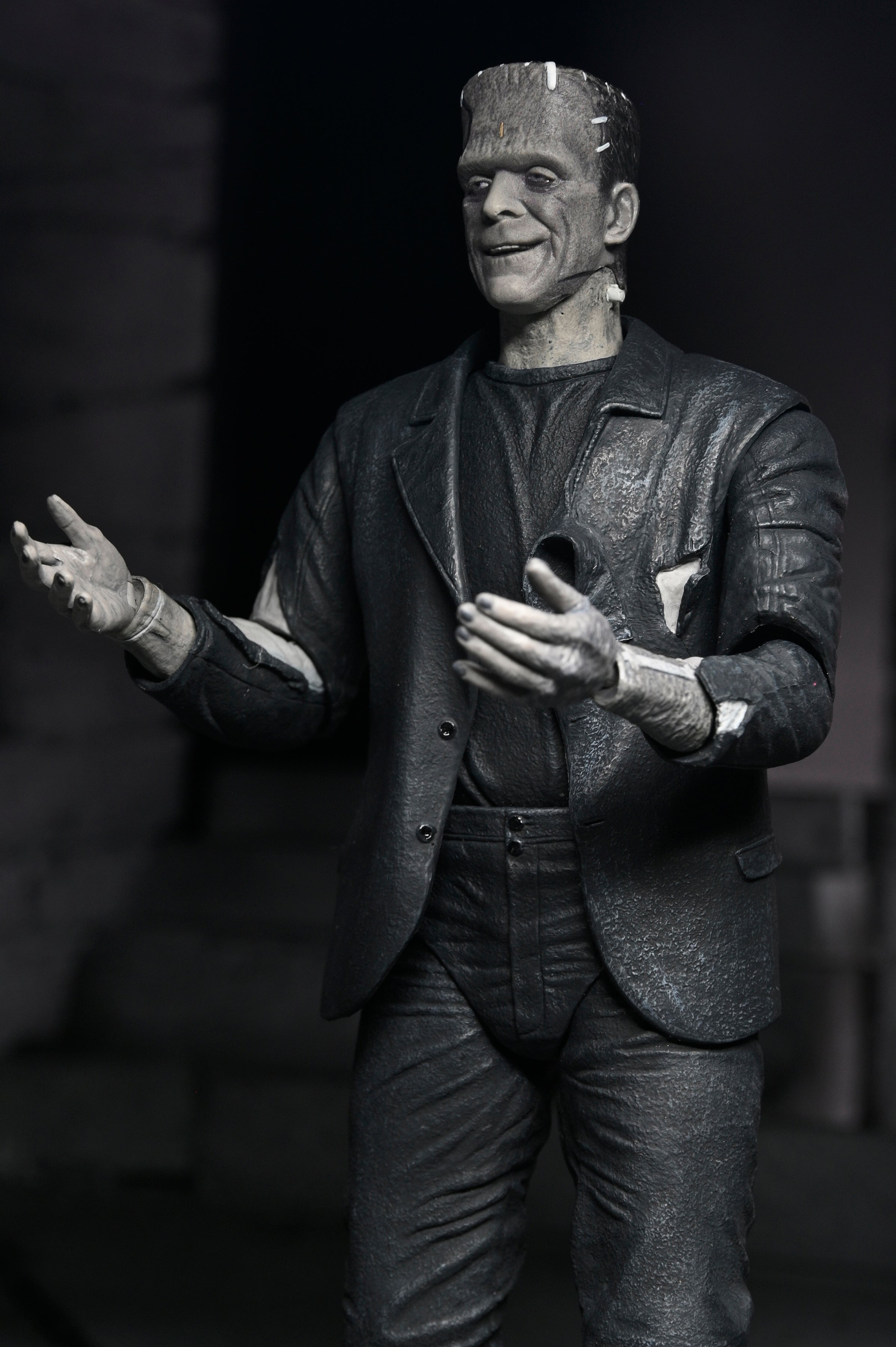 Universal Monsters - The Bride of Frankenstein 90th Anniversary The Monster and His Mate 7" Scale Action Figure 2-Pack (Black &amp; White) on the NECA Store