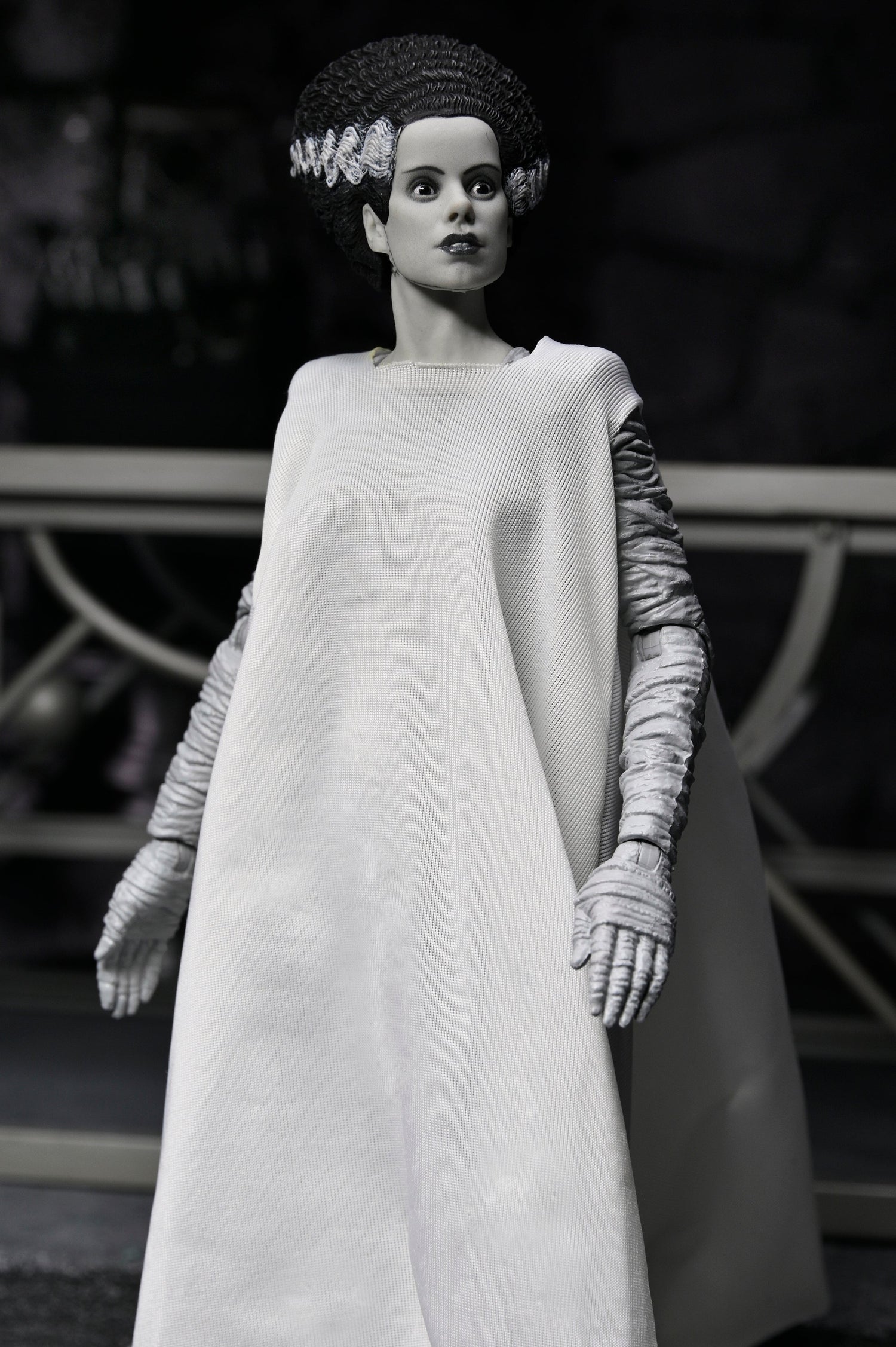Universal Monsters - The Bride of Frankenstein 90th Anniversary The Monster and His Mate 7" Scale Action Figure 2-Pack (Black &amp; White) on the NECA Store