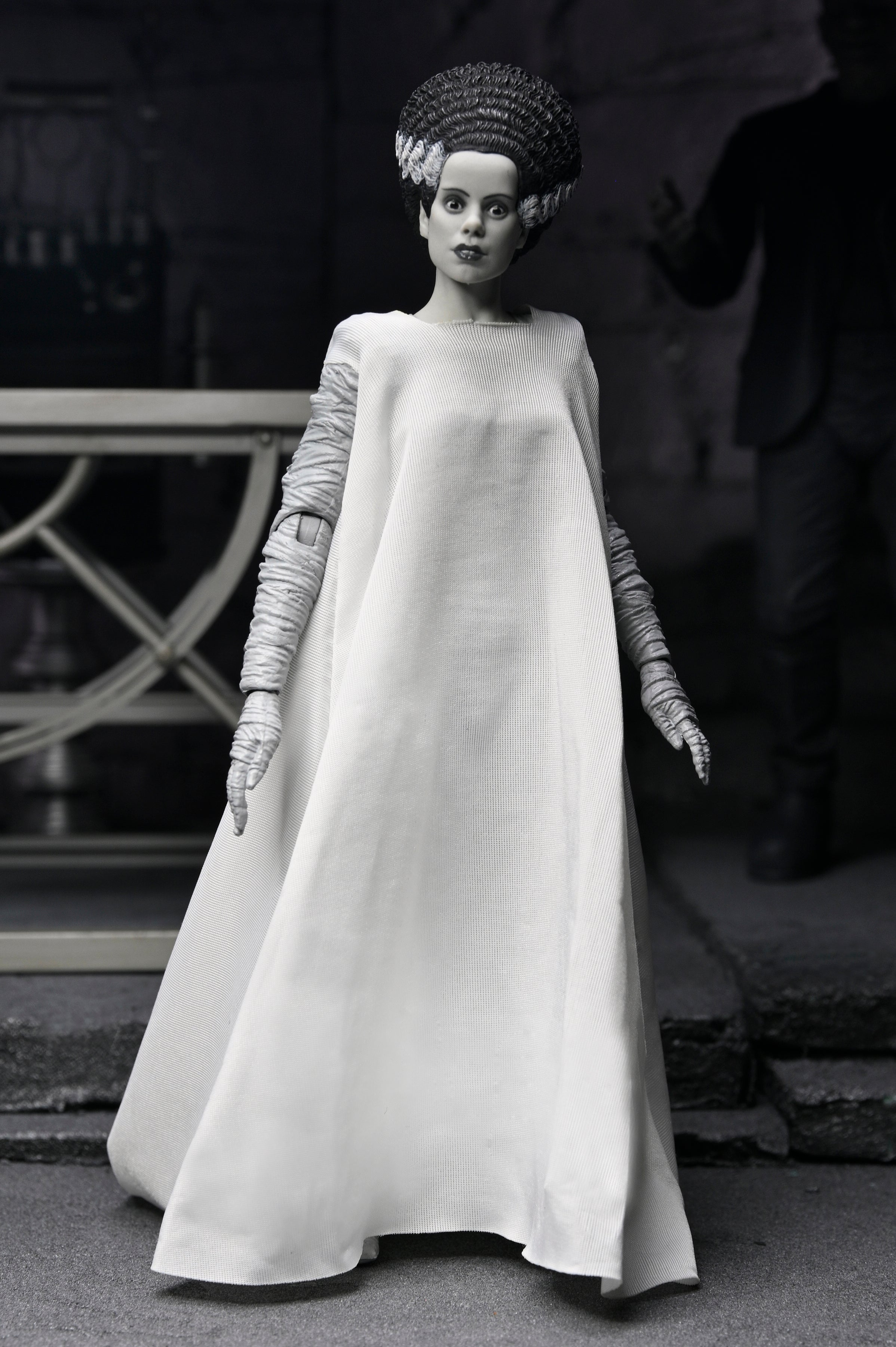 Universal Monsters - The Bride of Frankenstein 90th Anniversary The Monster and His Mate 7" Scale Action Figure 2-Pack (Black &amp; White) on the NECA Store