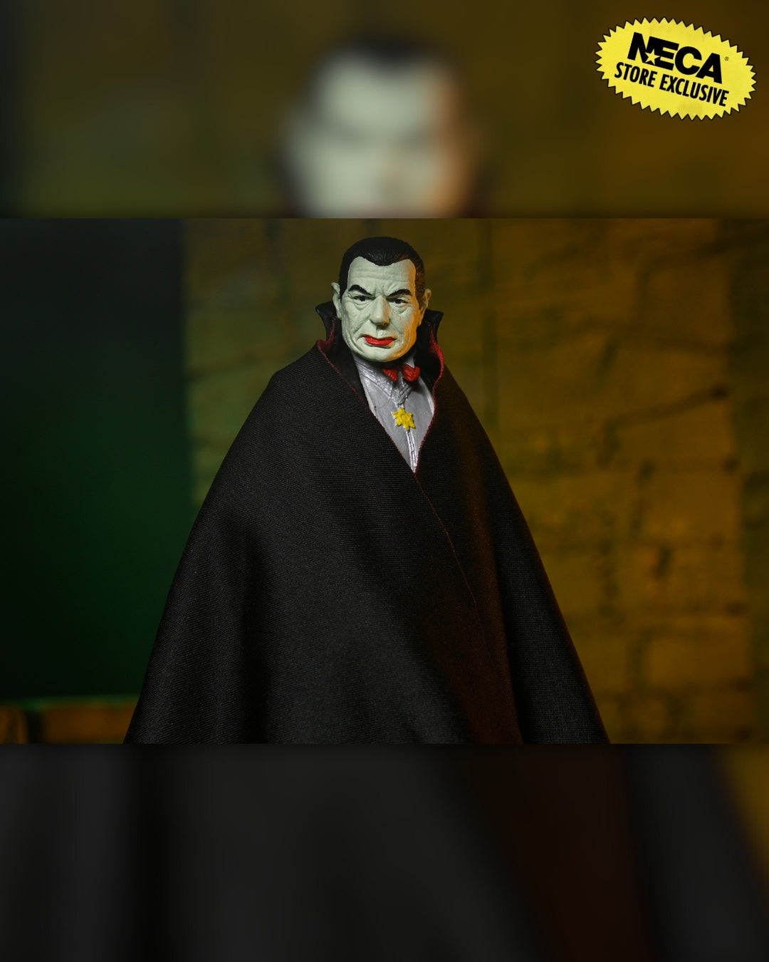 Universal Monsters - Frankenstein, Wolfman, Mummy &amp; Dracula (Classic Movie Monsters) 7” Scale Action Figure Bundle - NECA - Shown: Dracula