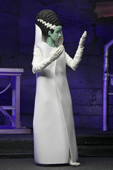 Universal Monsters - 90th Anniversary Glow-in-the-Dark Retro Bride of Frankenstein 7” Scale Action Figure (2025 Con Exclusive) - NECA