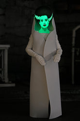 Universal Monsters - 90th Anniversary Glow-in-the-Dark Retro Bride of Frankenstein 7” Scale Action Figure (2025 Con Exclusive) - NECA