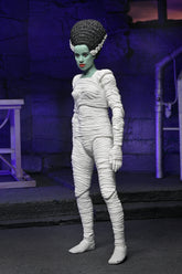 Universal Monsters - 90th Anniversary Glow-in-the-Dark Retro Bride of Frankenstein 7” Scale Action Figure (2025 Con Exclusive) - NECA