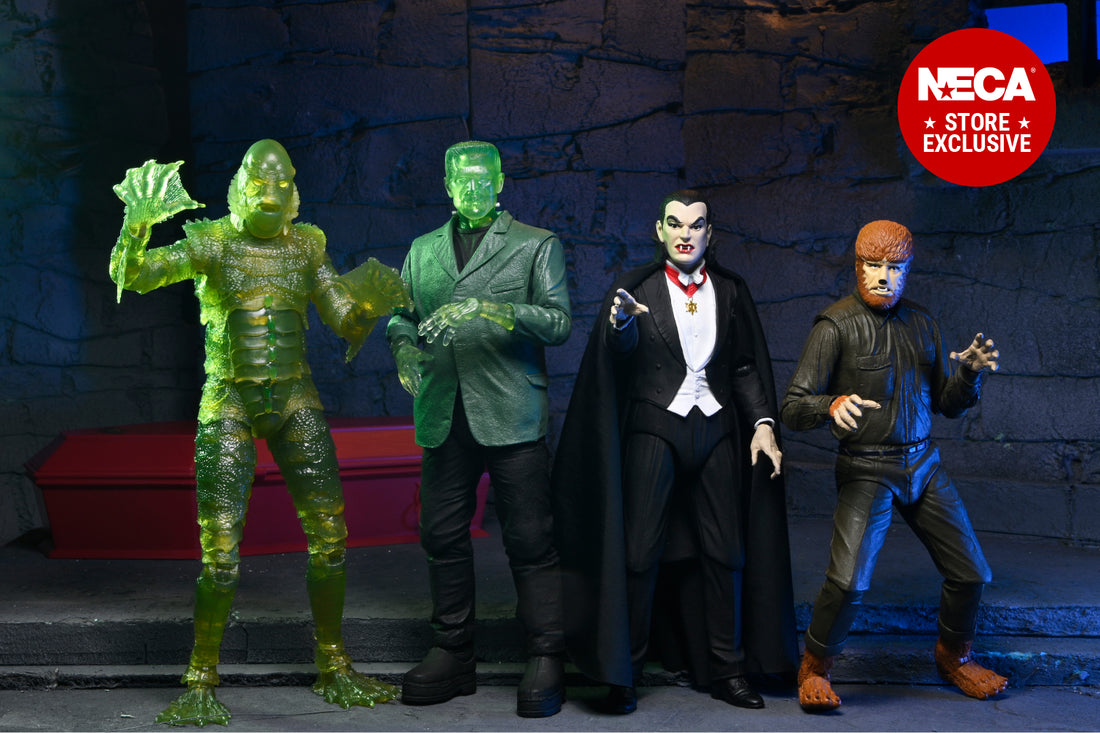 Universal Monsters - Crypt Club 7” Scale Action Figure 4-Pack - NECA