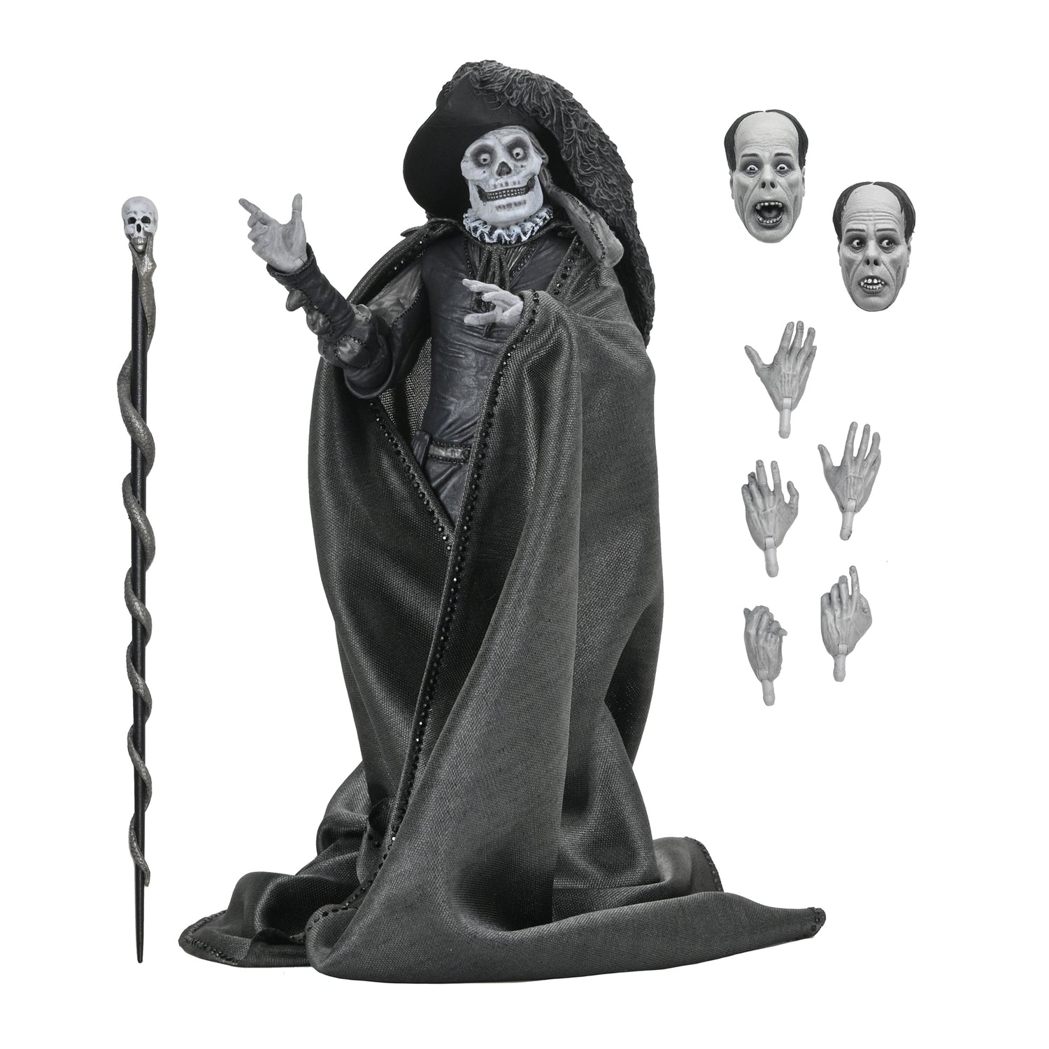 The Phantom of the Opera (1925) - Phantom of the Opera "Masque of the Red Death" 7" Scale Action Figure (Black &amp; White) on the NECA Store