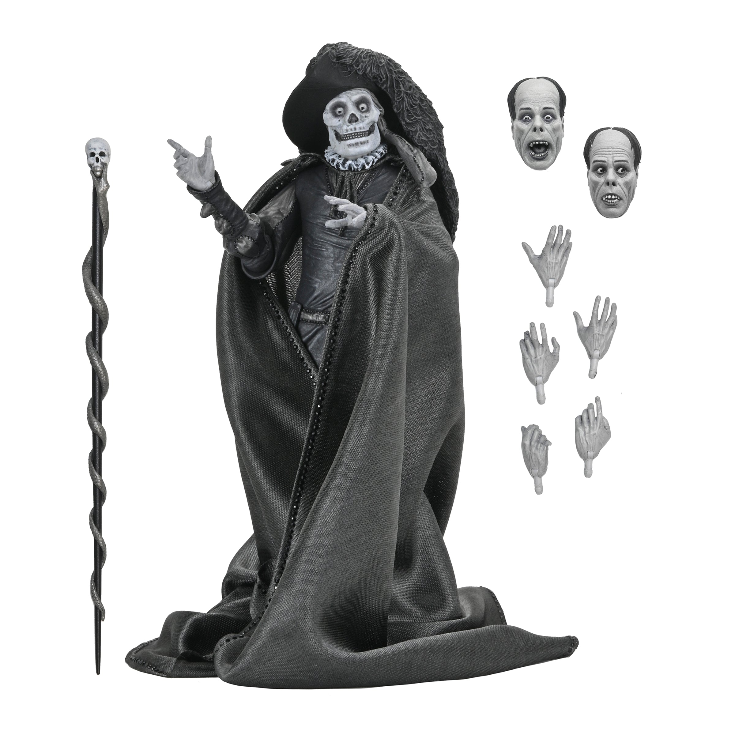 The Phantom of the Opera (1925) - Phantom of the Opera "Masque of the Red Death" 7" Scale Action Figure (Black &amp; White) on the NECA Store
