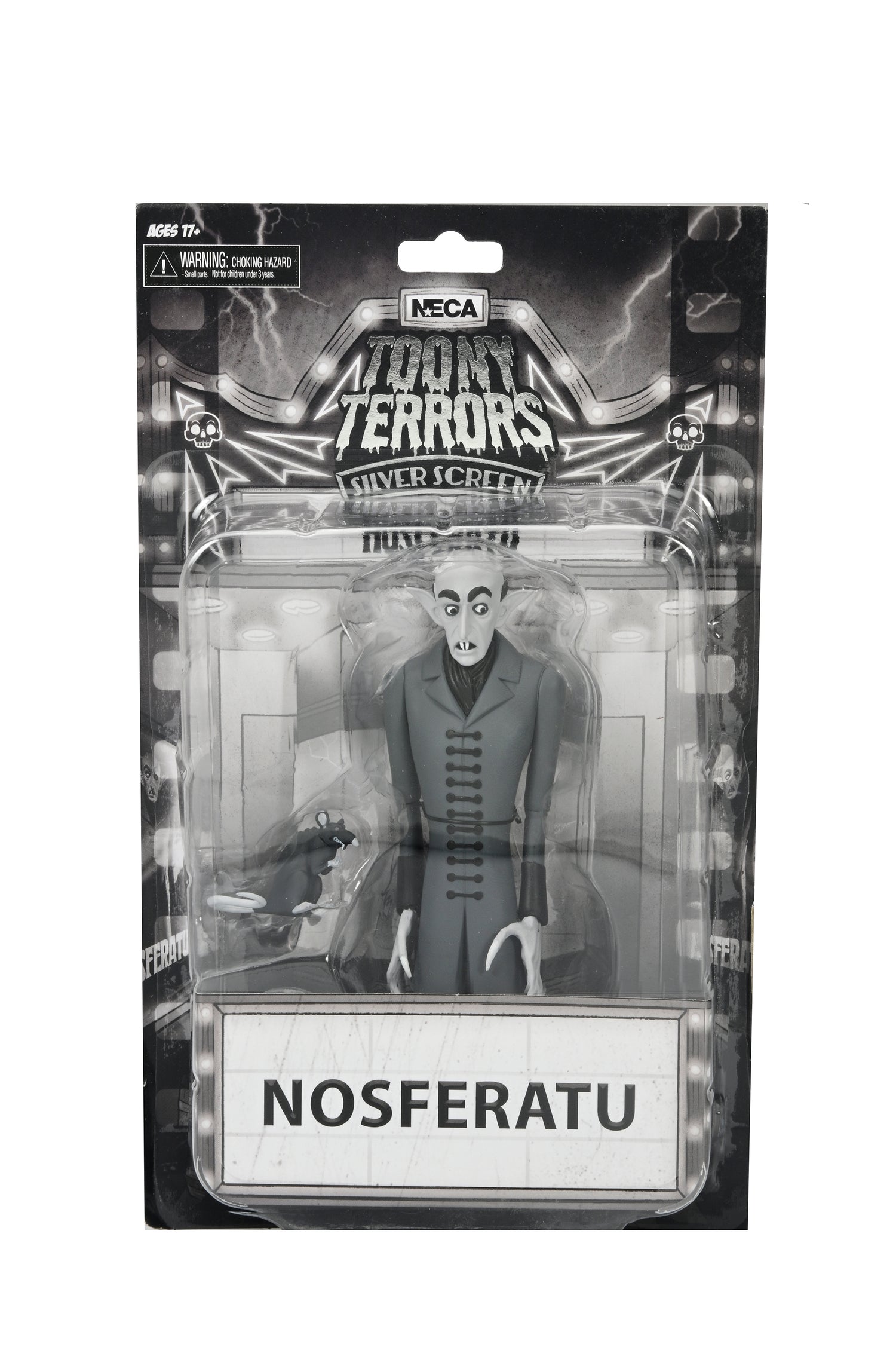 Nosferatu - Toony Terrors Count Orlok 6” Scale Action Figure (Silver Screen Edition) - NECA