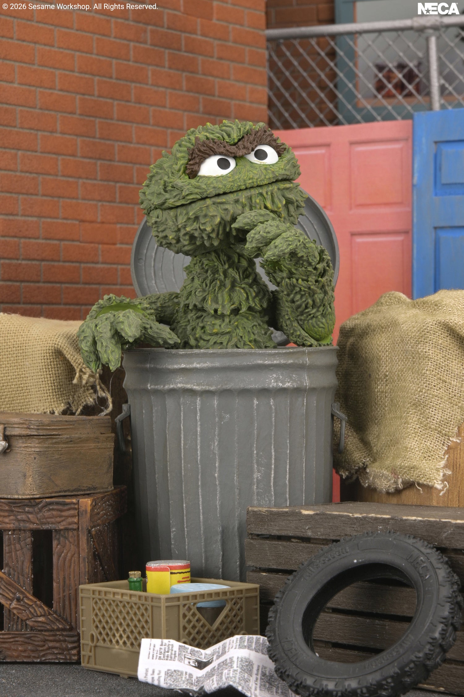 Sesame Street - Ultimate Oscar the Grouch 7” Scale Action Figure on the NECA Store