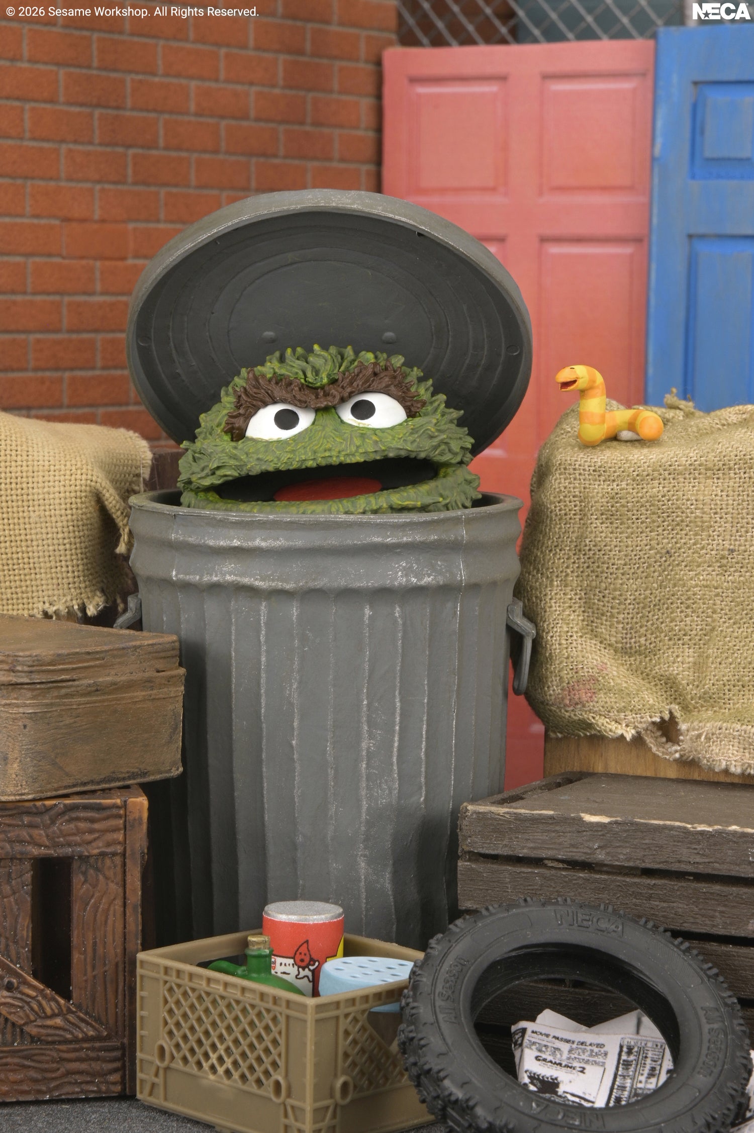 Sesame Street - Ultimate Oscar the Grouch 7” Scale Action Figure on the NECA Store
