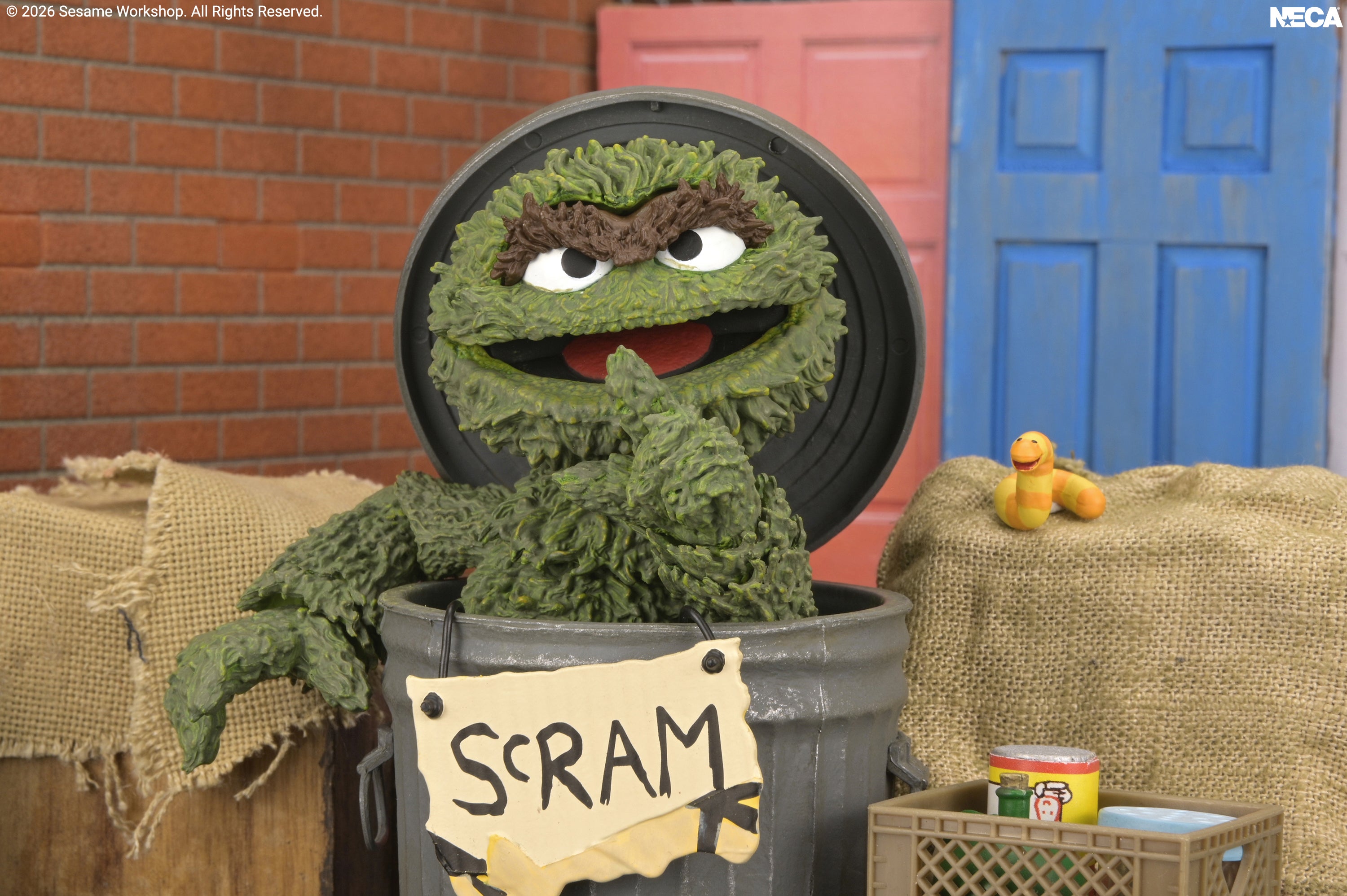 Sesame Street - Ultimate Oscar the Grouch 7” Scale Action Figure on the NECA Store