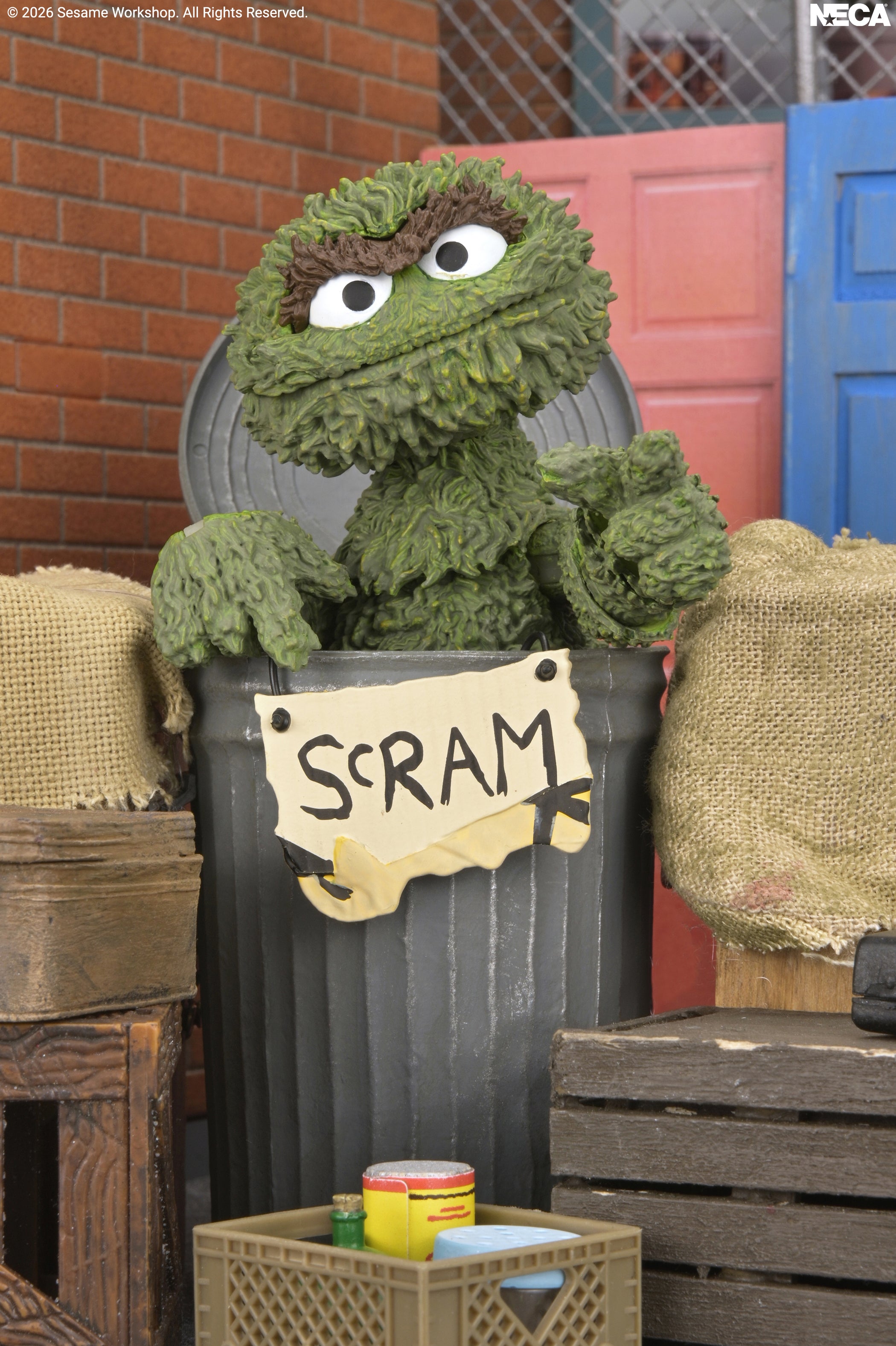 Sesame Street - Ultimate Oscar the Grouch 7” Scale Action Figure on the NECA Store