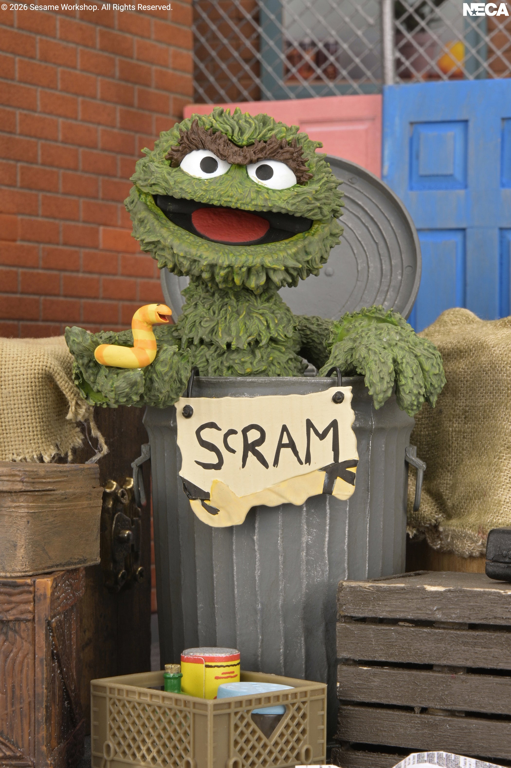 Sesame Street - Ultimate Oscar the Grouch 7” Scale Action Figure on the NECA Store