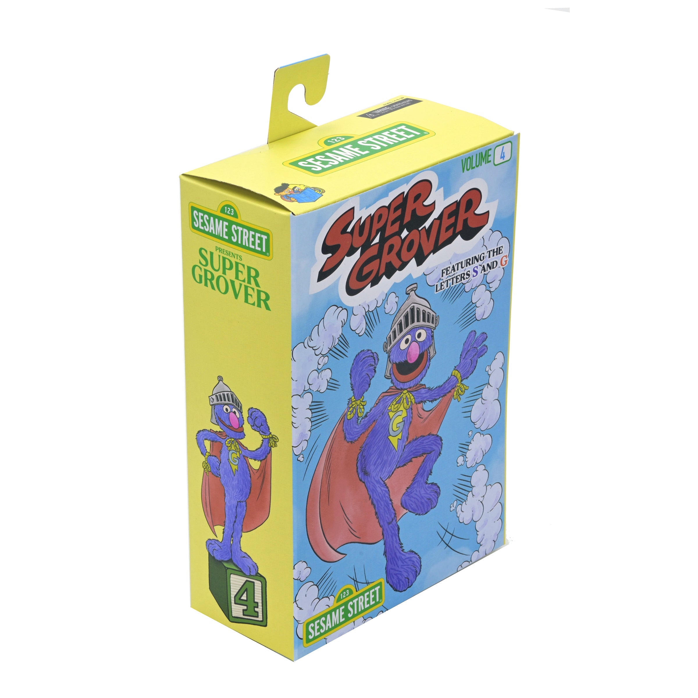 Sesame Street - Ultimate Super Grover 7" Scale Action Figure on the NECA Store