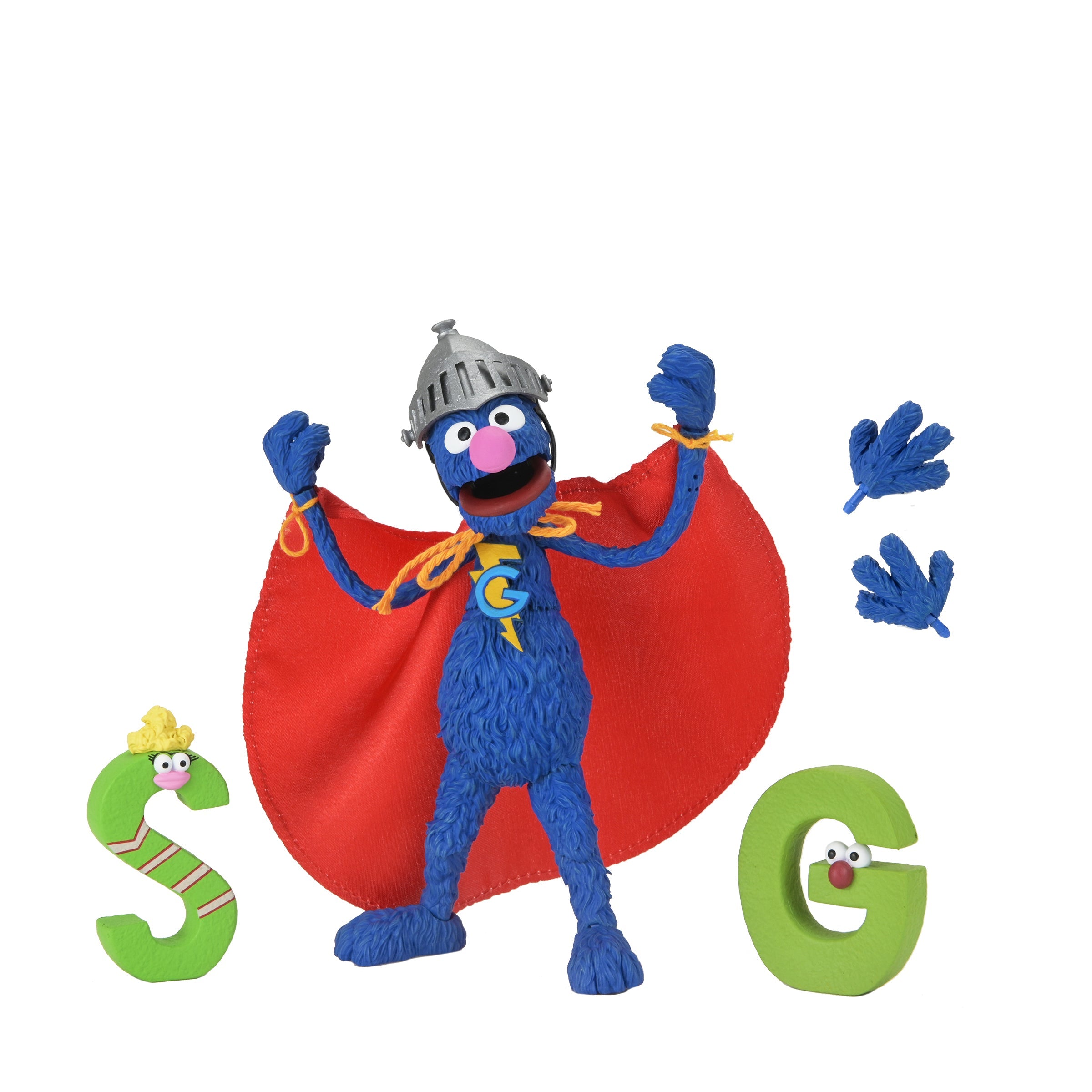 Sesame Street - Ultimate Super Grover 7" Scale Action Figure on the NECA Store