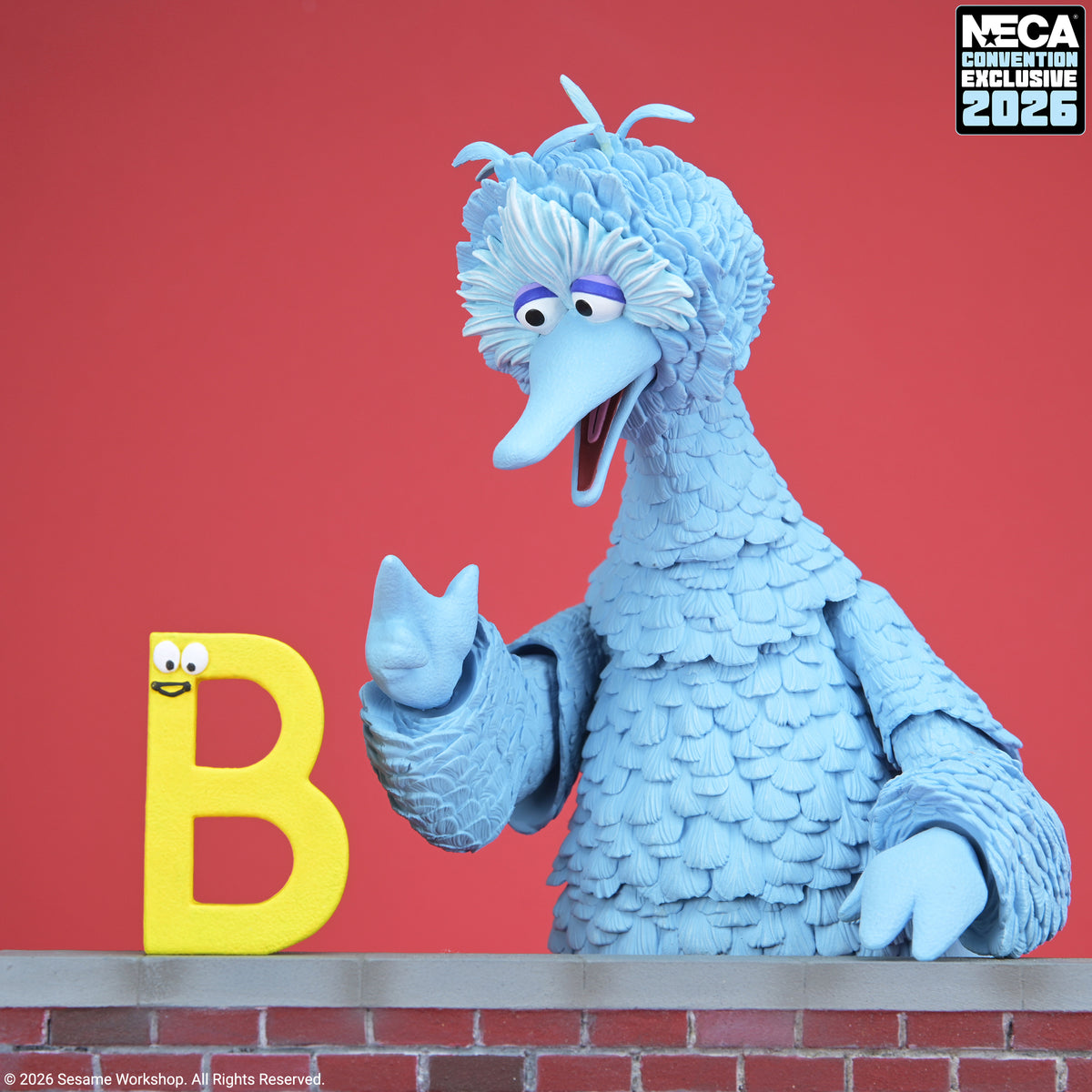 Sesame Street - Ultimate Big Bird (Blue Version) 7” Scale Action Figure (2026 CON EXCLUSIVE) on the NECA Store