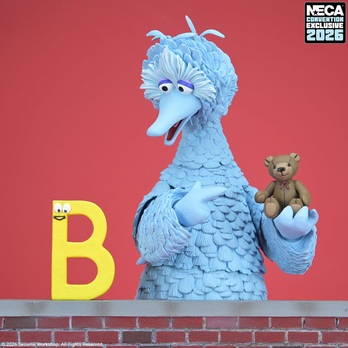 Sesame Street - Ultimate Big Bird (Blue Version) 7” Scale Action Figure (2026 CON EXCLUSIVE) on the NECA Store