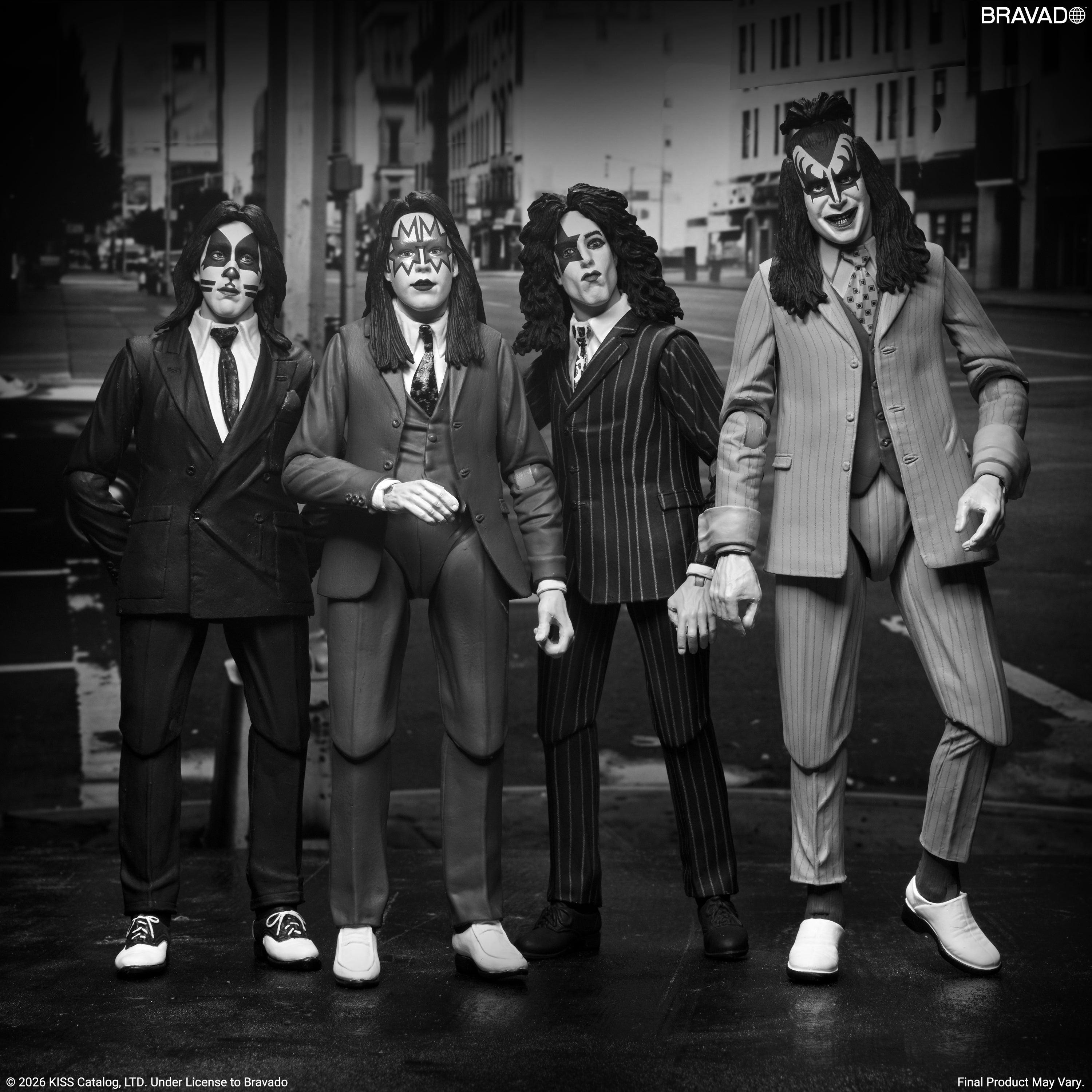 KISS - Dressed to Kill Album Cover 7" Scale Action Figure 4-Pack on the NECA Store