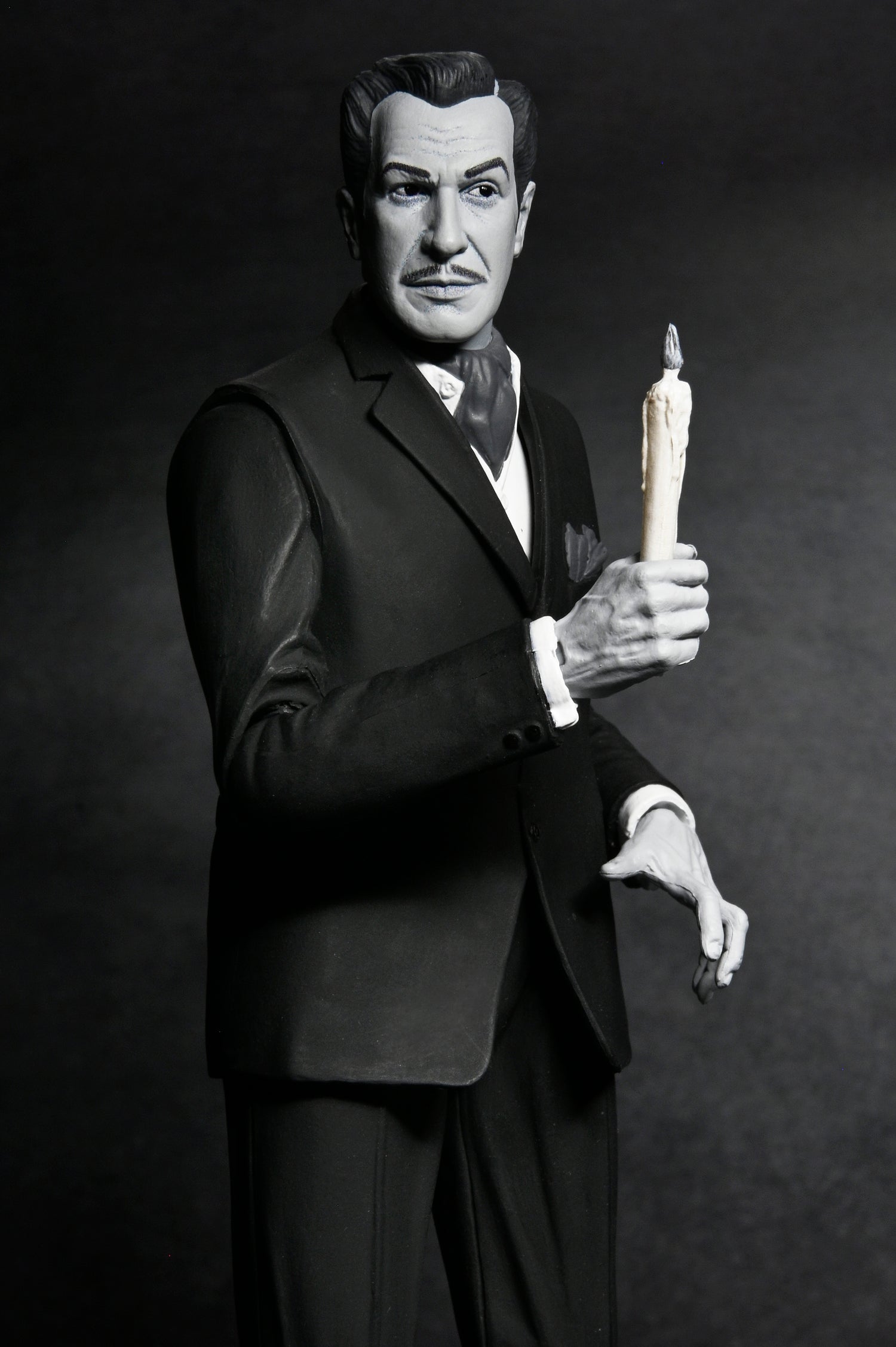 Ultimate Vincent Price 7&quot; Scale Action Figure (Black &amp; White) - NECA