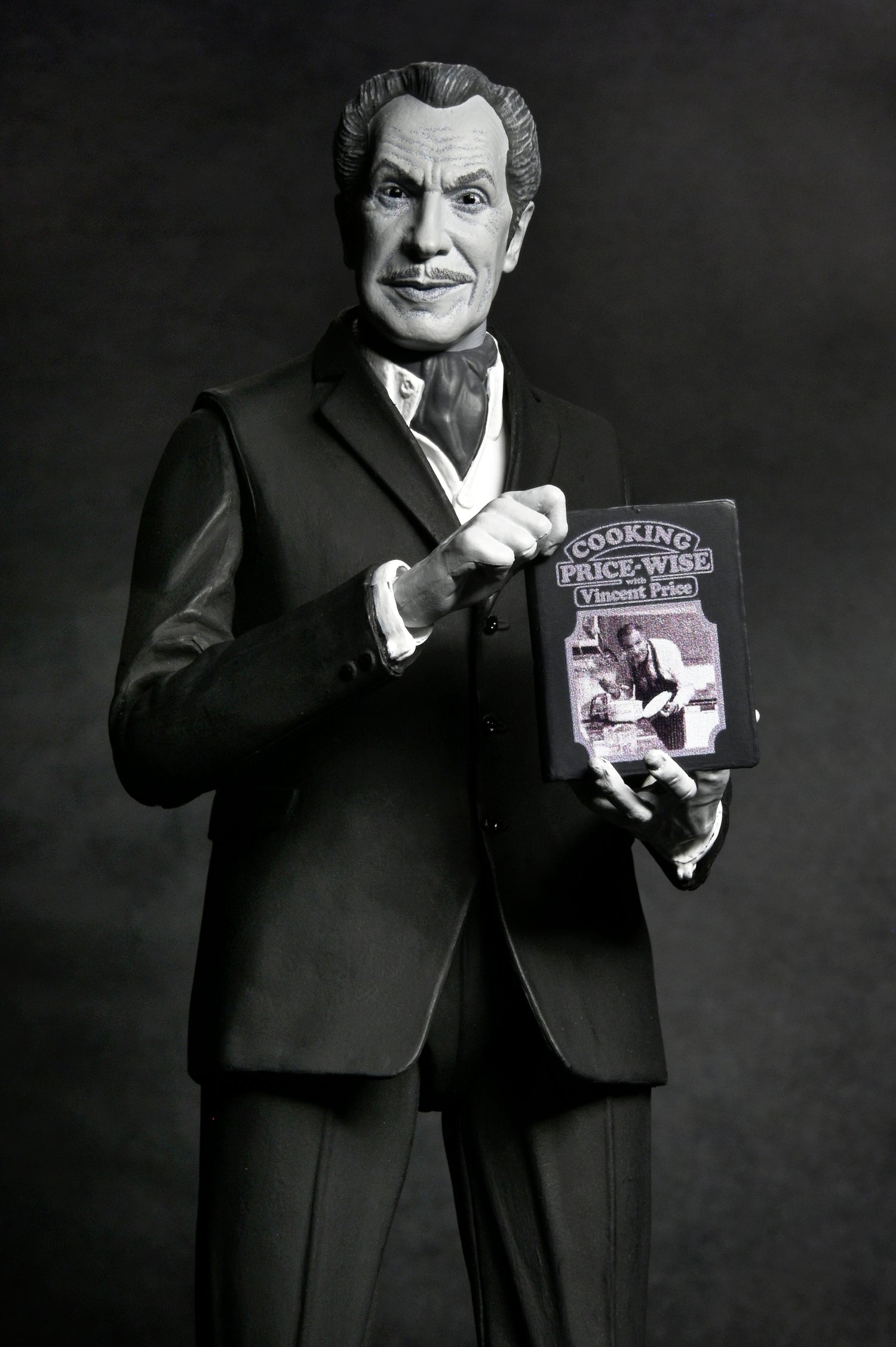 Ultimate Vincent Price 7&quot; Scale Action Figure (Black &amp; White) - NECA