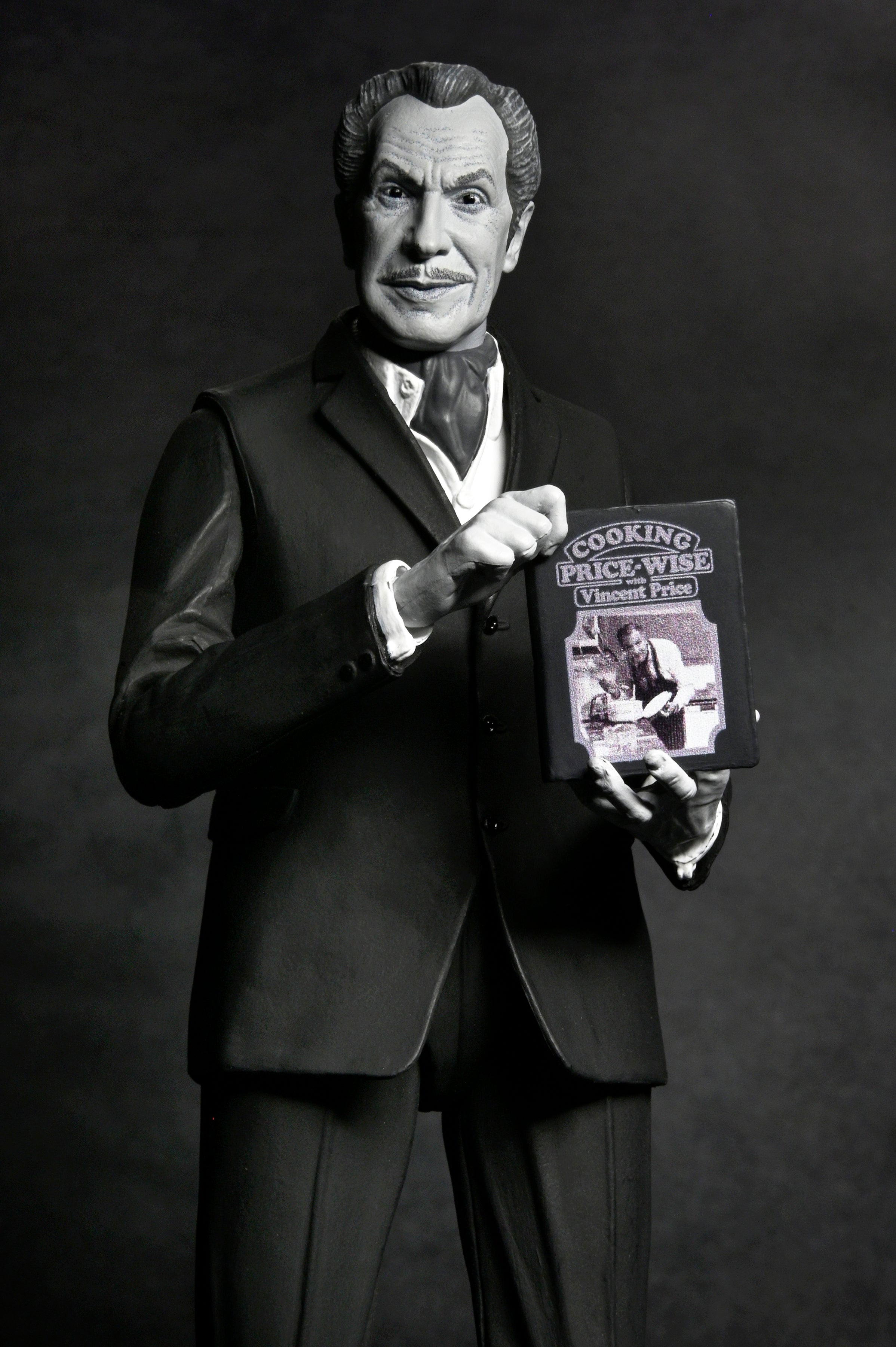 Ultimate Vincent Price 7&quot; Scale Action Figure (Black &amp; White) - NECA