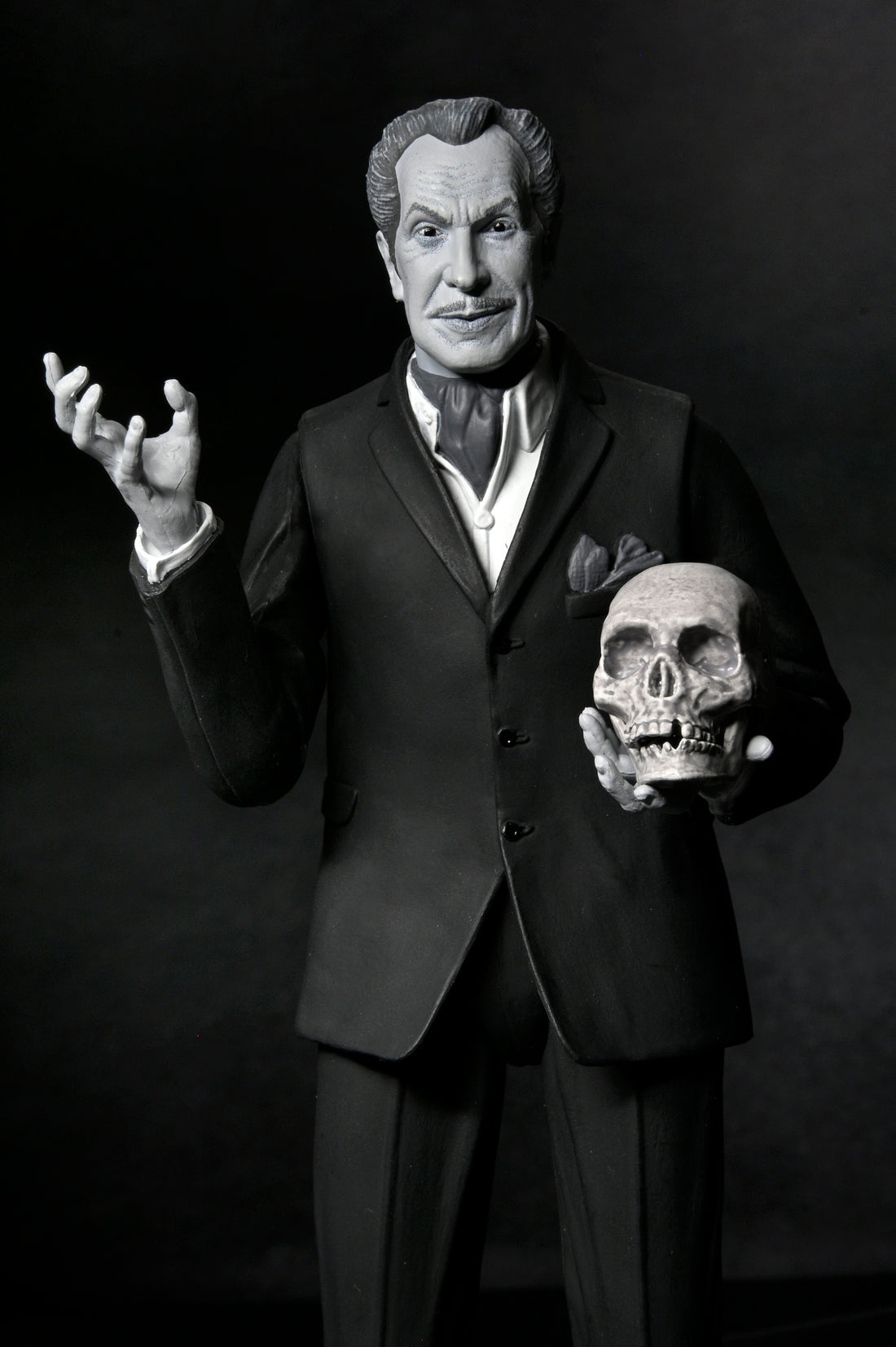 Ultimate Vincent Price 7&quot; Scale Action Figure (Black &amp; White) - NECA