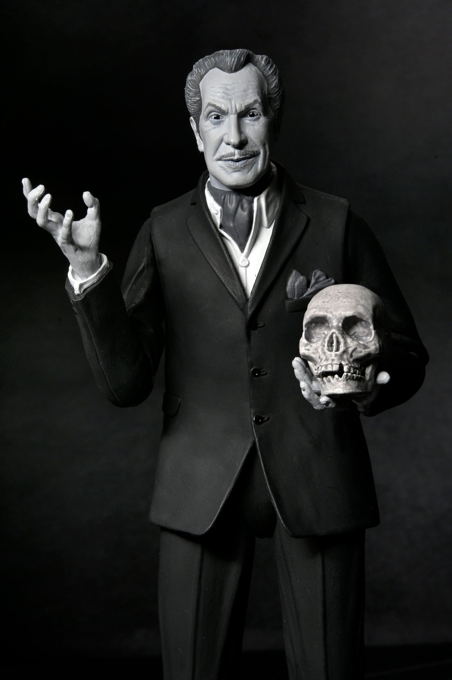 Ultimate Vincent Price 7&quot; Scale Action Figure (Black &amp; White) - NECA