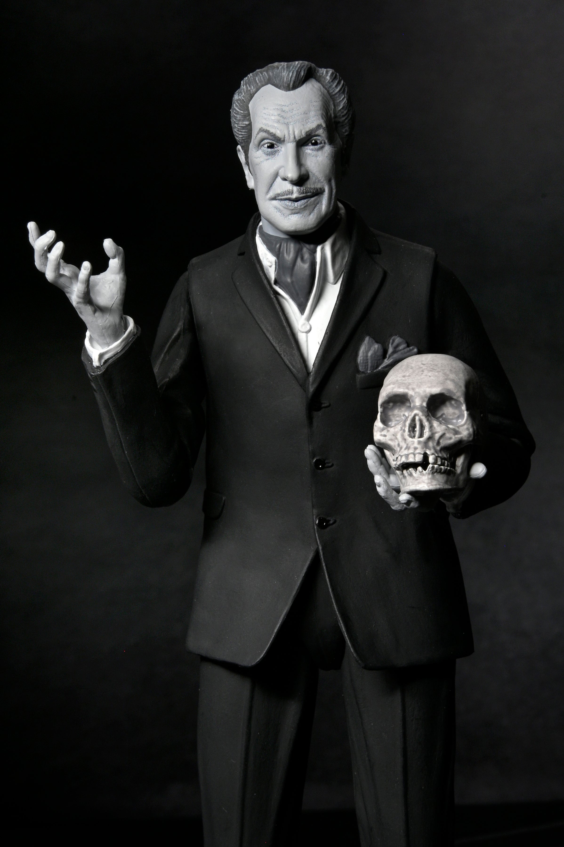 Ultimate Vincent Price 7&quot; Scale Action Figure (Black &amp; White) - NECA
