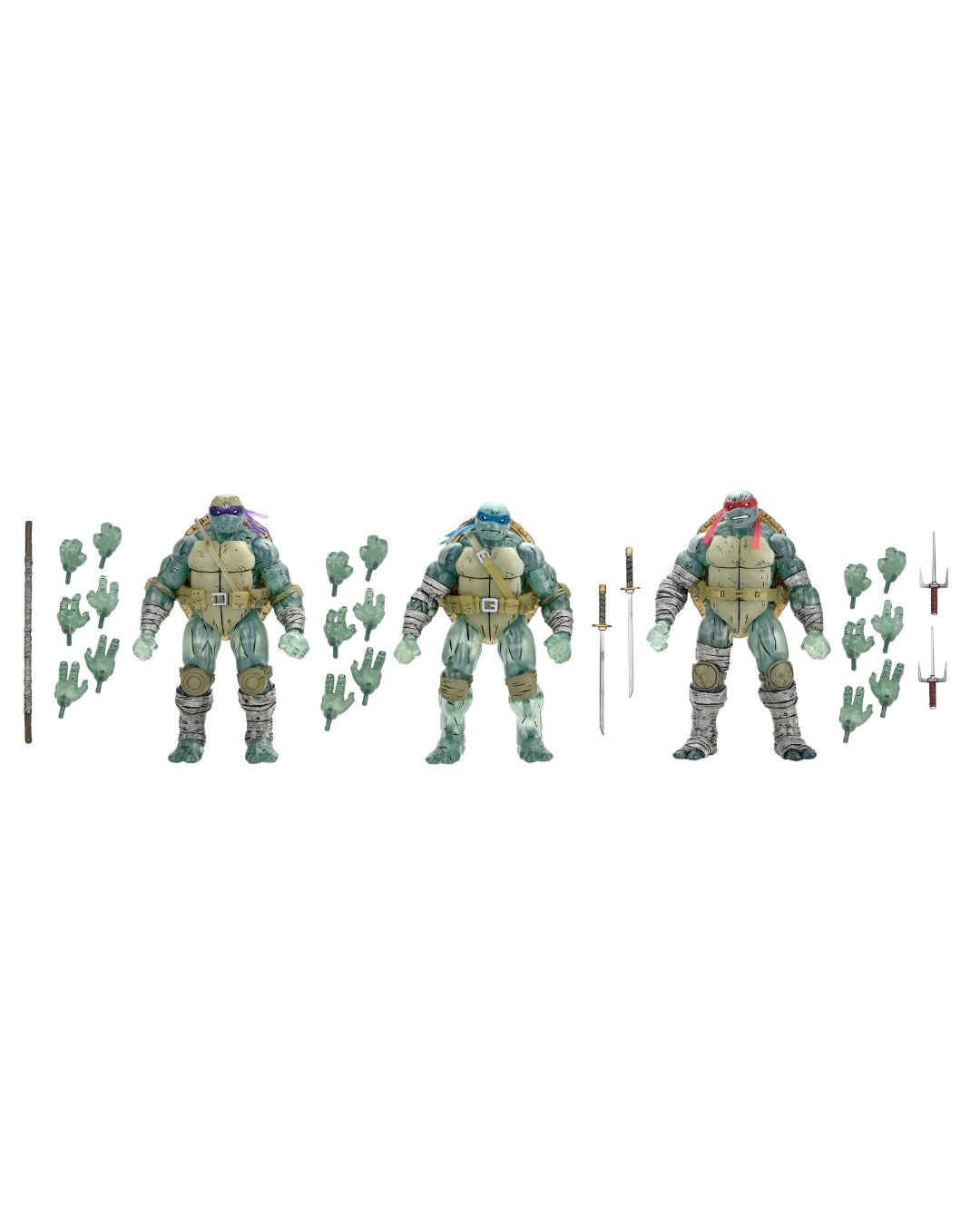 Teenage Mutant Ninja Turtles (The Last Ronin) - Ghost Brothers 7&quot; Scale Action Figure 3-Pack - NECA