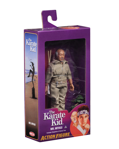 Karate Kid (1984)- Mr. Miyagi 8” Clothed Action Figure on the NECA Store
