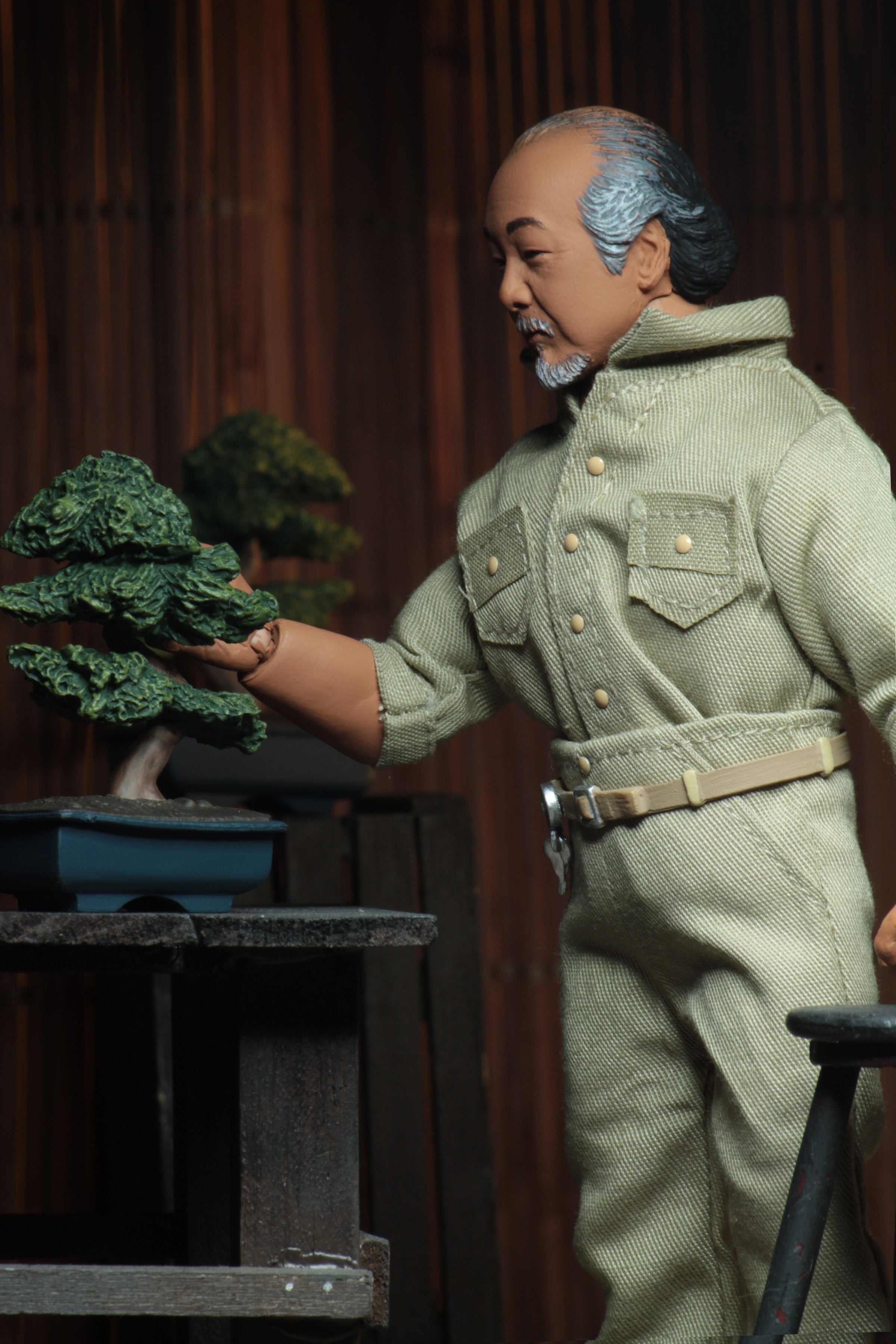 Karate Kid (1984)- Mr. Miyagi 8” Clothed Action Figure – NECA