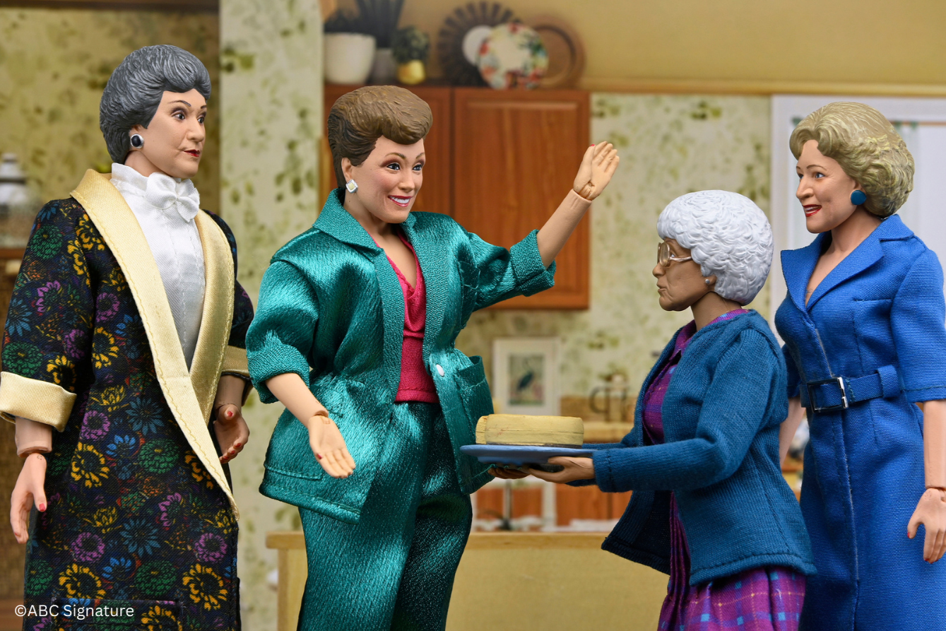 The Golden Girls - 40th Anniversary Golden Girls 8" Clothed Action Figure Deluxe 4-Pack - NECA