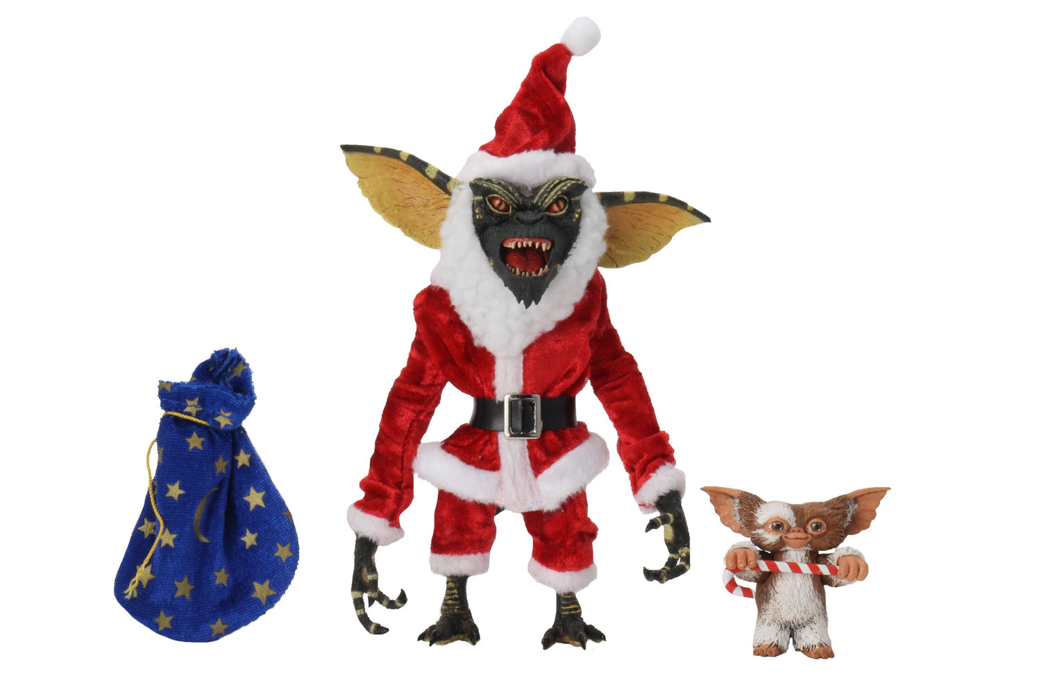 Gremlins - Santa Stripe &amp; Gizmo 7&quot; Scale Action Figure - NECA