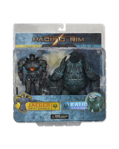 Pacific Rim - Battle-Damaged Gipsy Danger and Leatherback  7" Deluxe Action Figures (2-Pack)