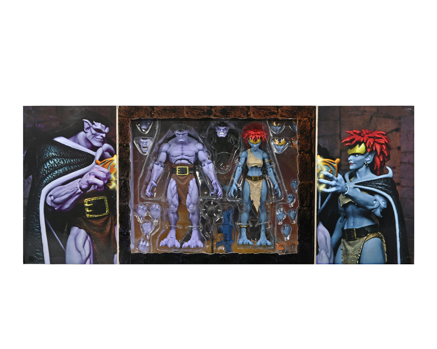 Gargoyles - Ultimate “Vows” Goliath and Demona 7&quot; Scale Action Figures (2-Pack) - NECA