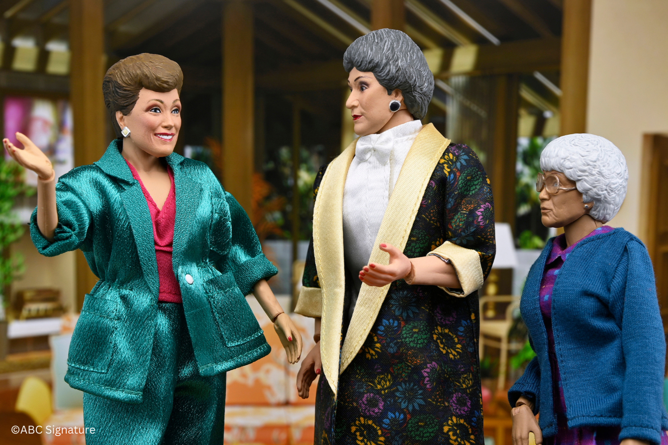 The Golden Girls - 40th Anniversary Golden Girls 8" Clothed Action Figure Deluxe 4-Pack - NECA