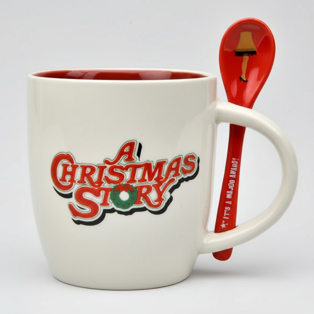 A Christmas Story - Ceramic Mug with Spoon