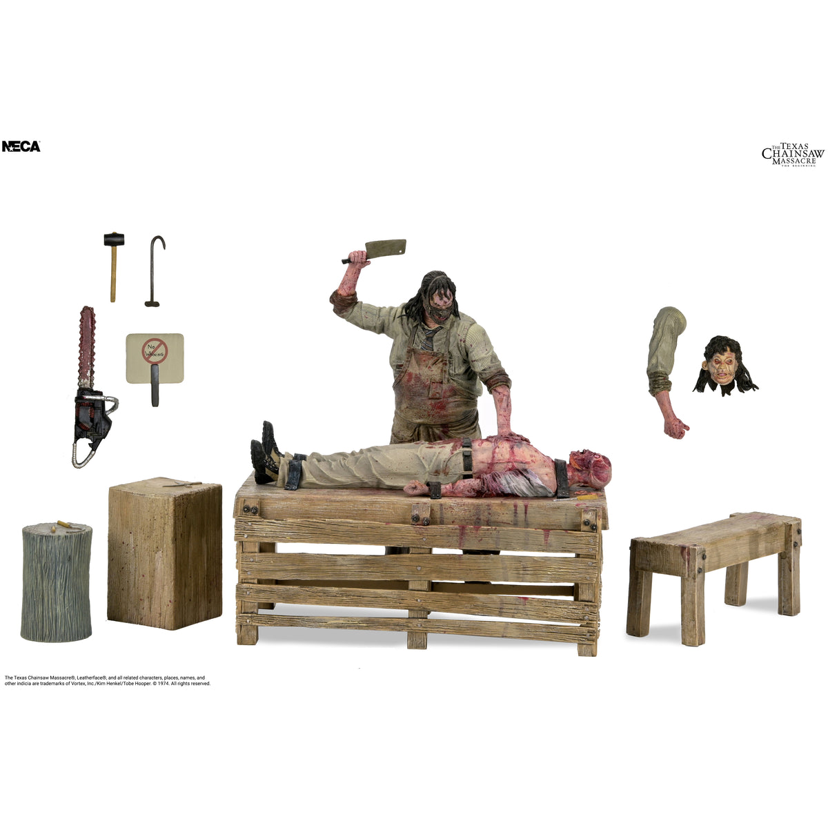The Texas Chainsaw Massacre: The Beginning - 7” Scale Action Figure Slaughterhouse Boxed Set on the NECA Store