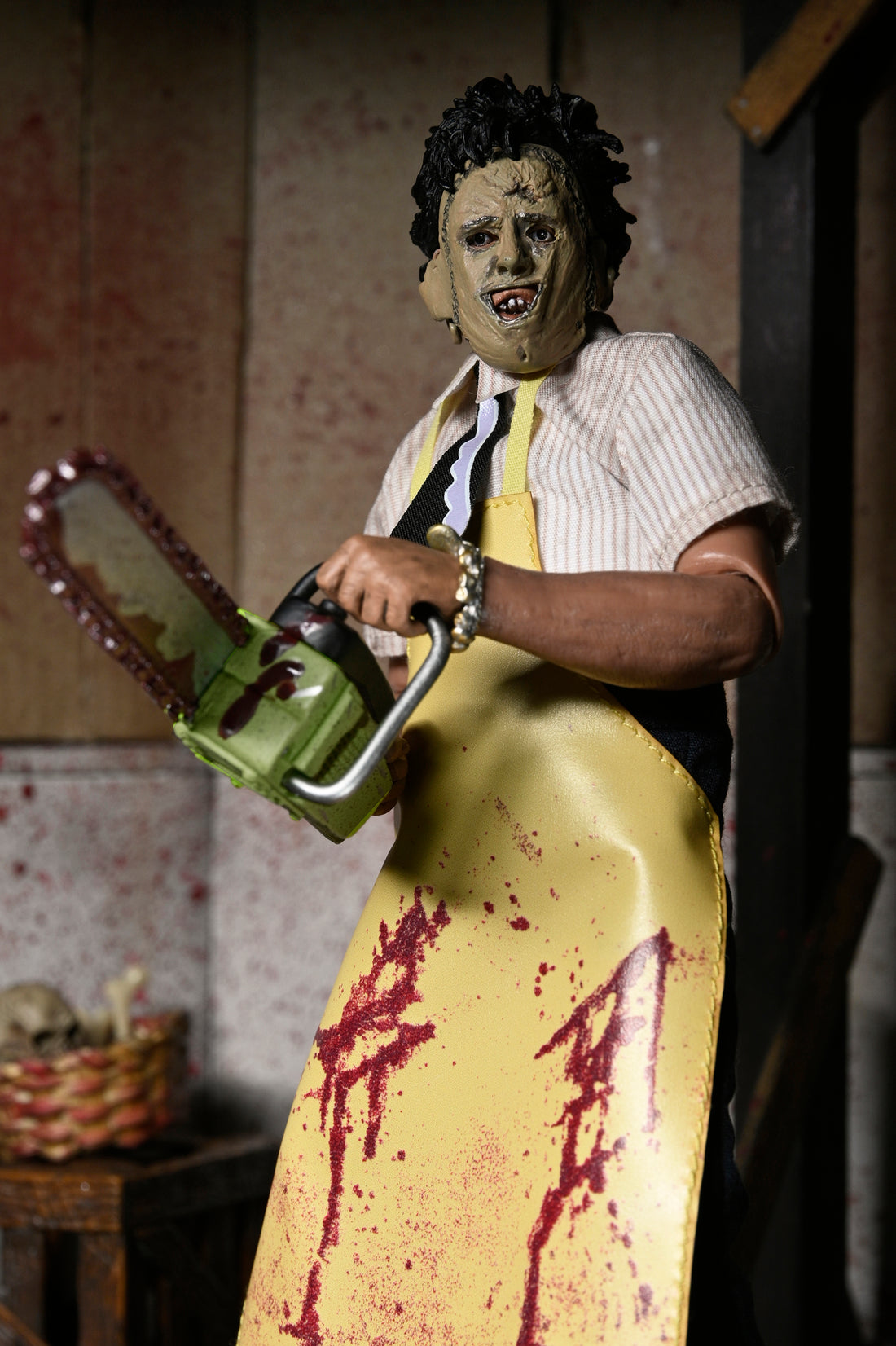 Texas Chainsaw Massacre -Leatherface 8&quot; Clothed Action Figure in Window Box Packaging - NECA