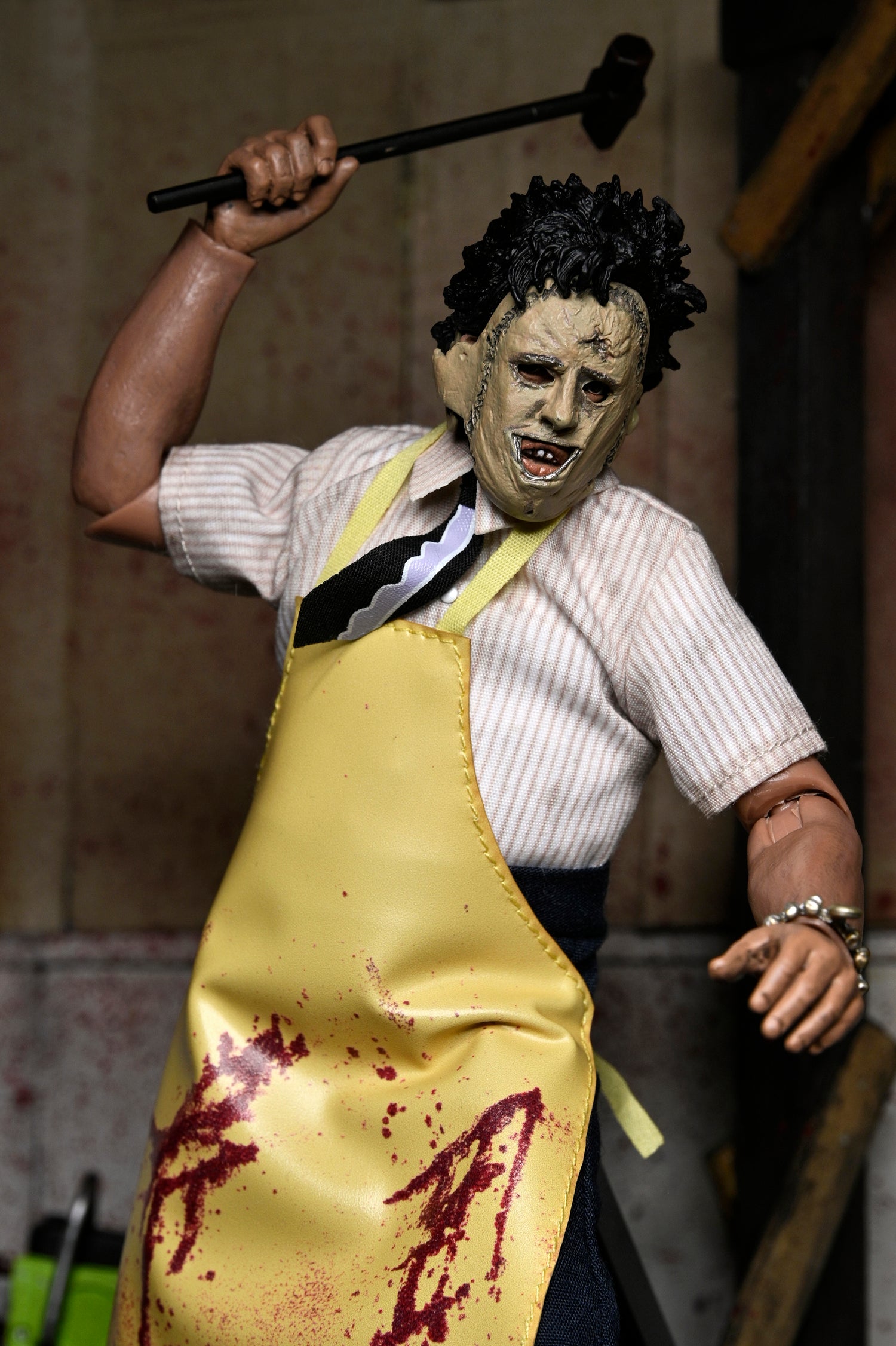 Texas Chainsaw Massacre -Leatherface 8&quot; Clothed Action Figure in Window Box Packaging - NECA
