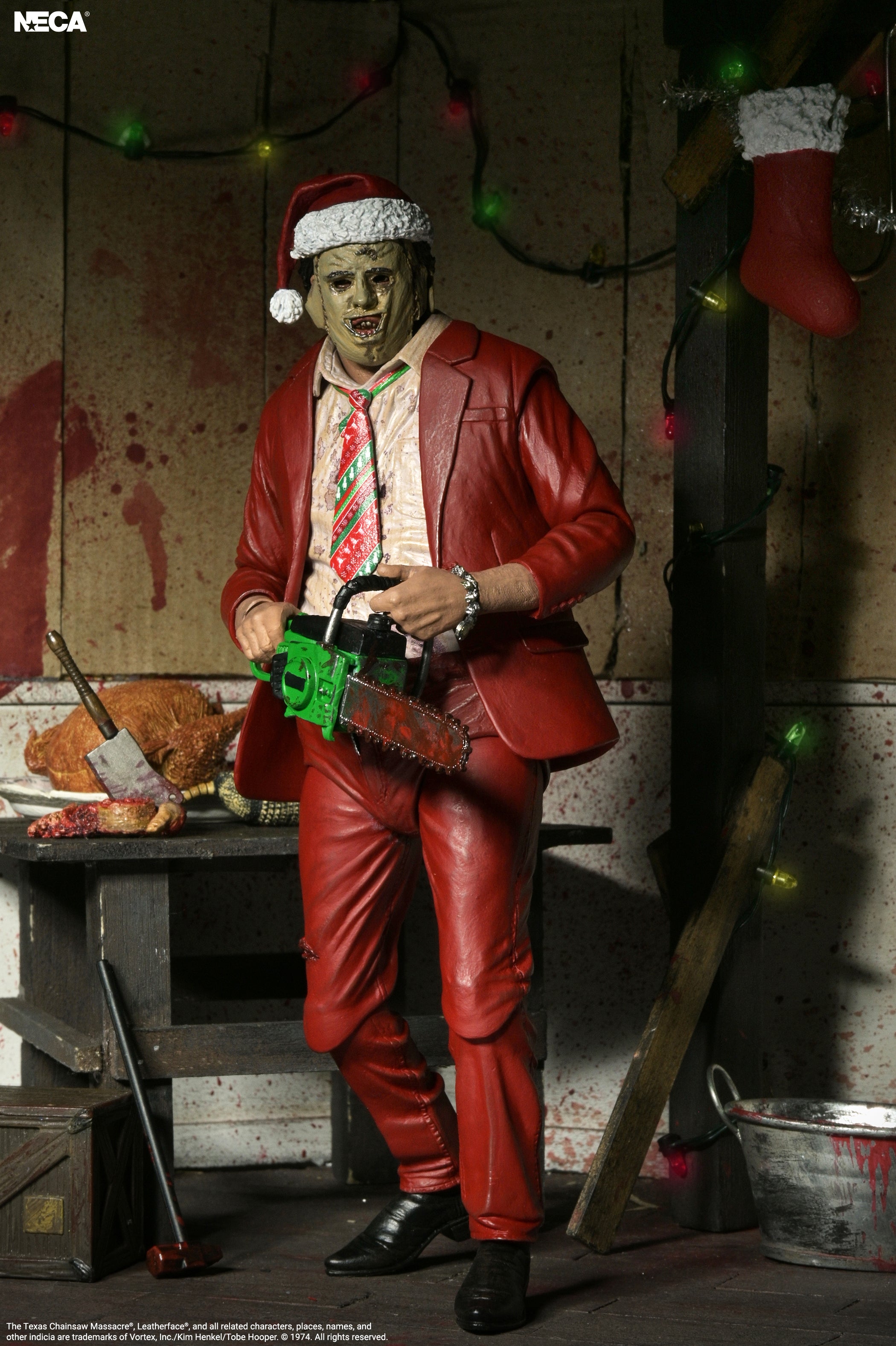 Texas Chainsaw Massacre - Ultimate Santa Leatherface 7" Scale Action Figure on the NECA Store