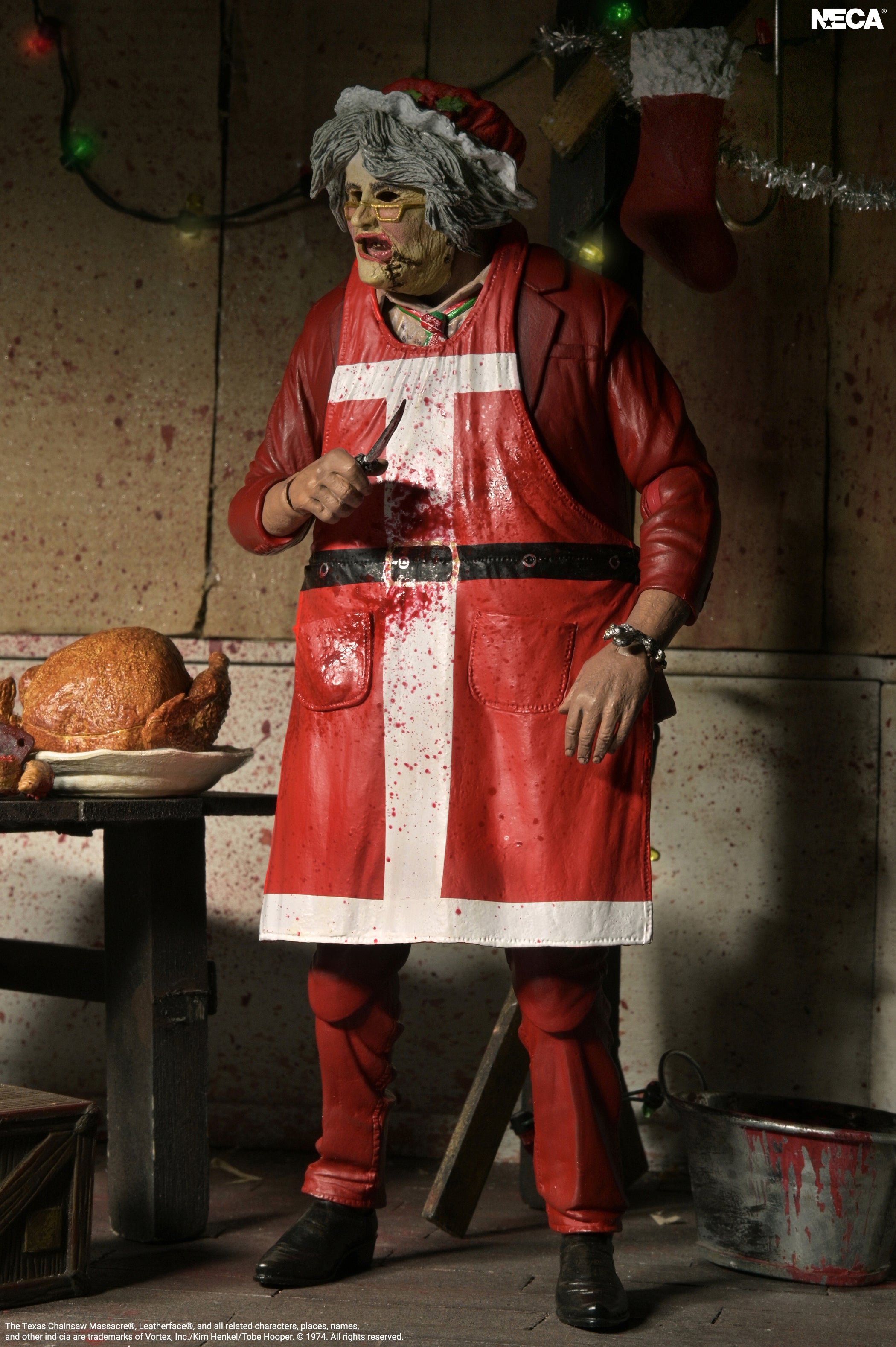 Texas Chainsaw Massacre - Ultimate Santa Leatherface 7" Scale Action Figure on the NECA Store