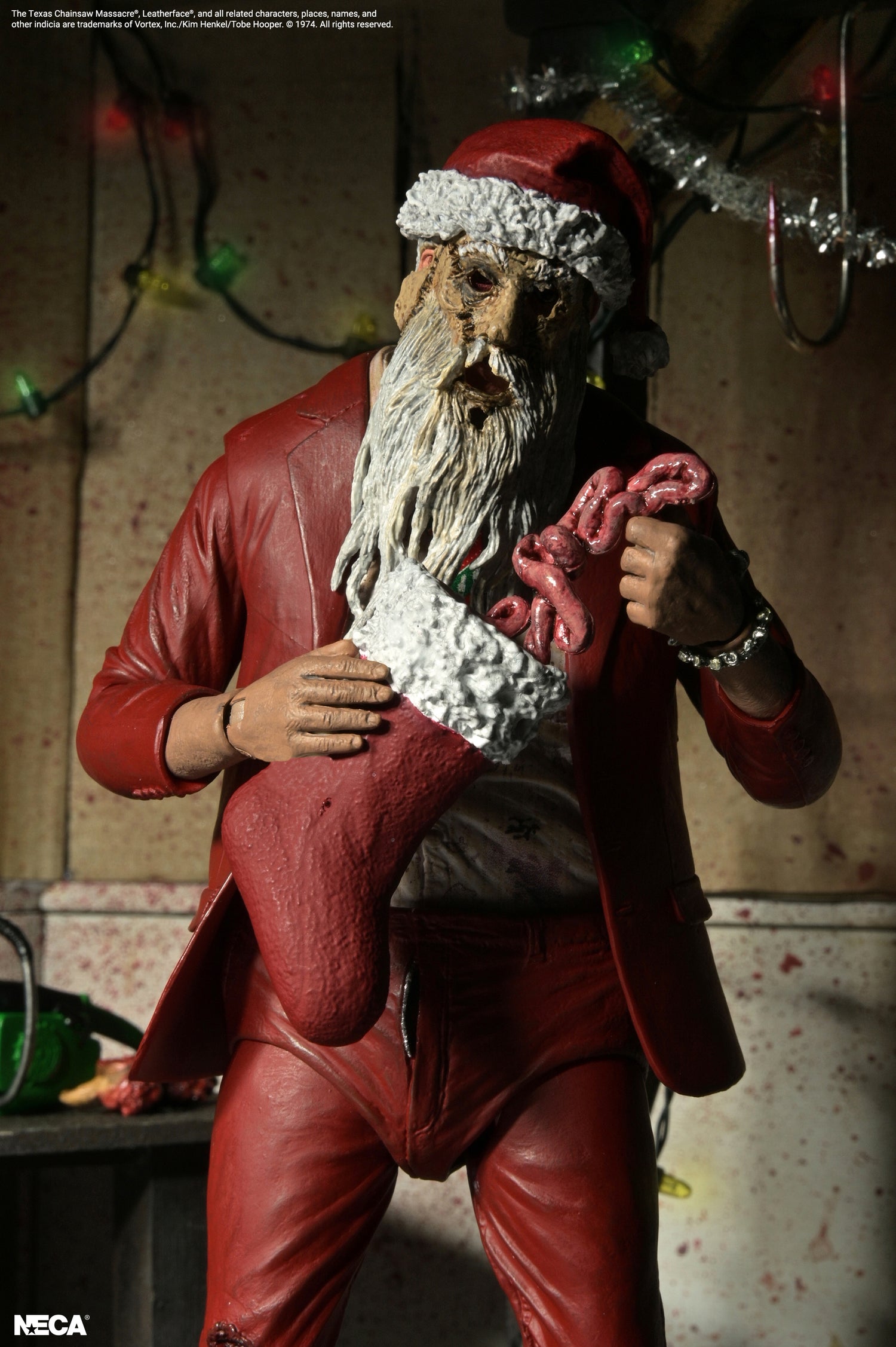 Texas Chainsaw Massacre - Ultimate Santa Leatherface 7" Scale Action Figure on the NECA Store